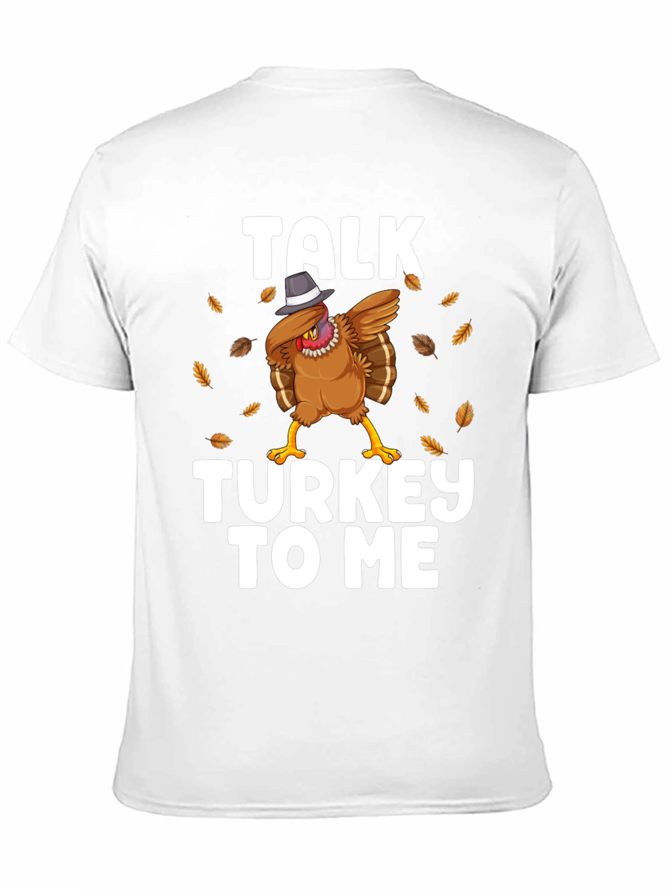 Talk Turkey To Me Thanksgiving Graphic T-Shirt