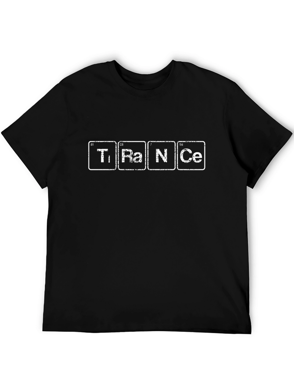 Periodic Table Trance Black T-Shirt