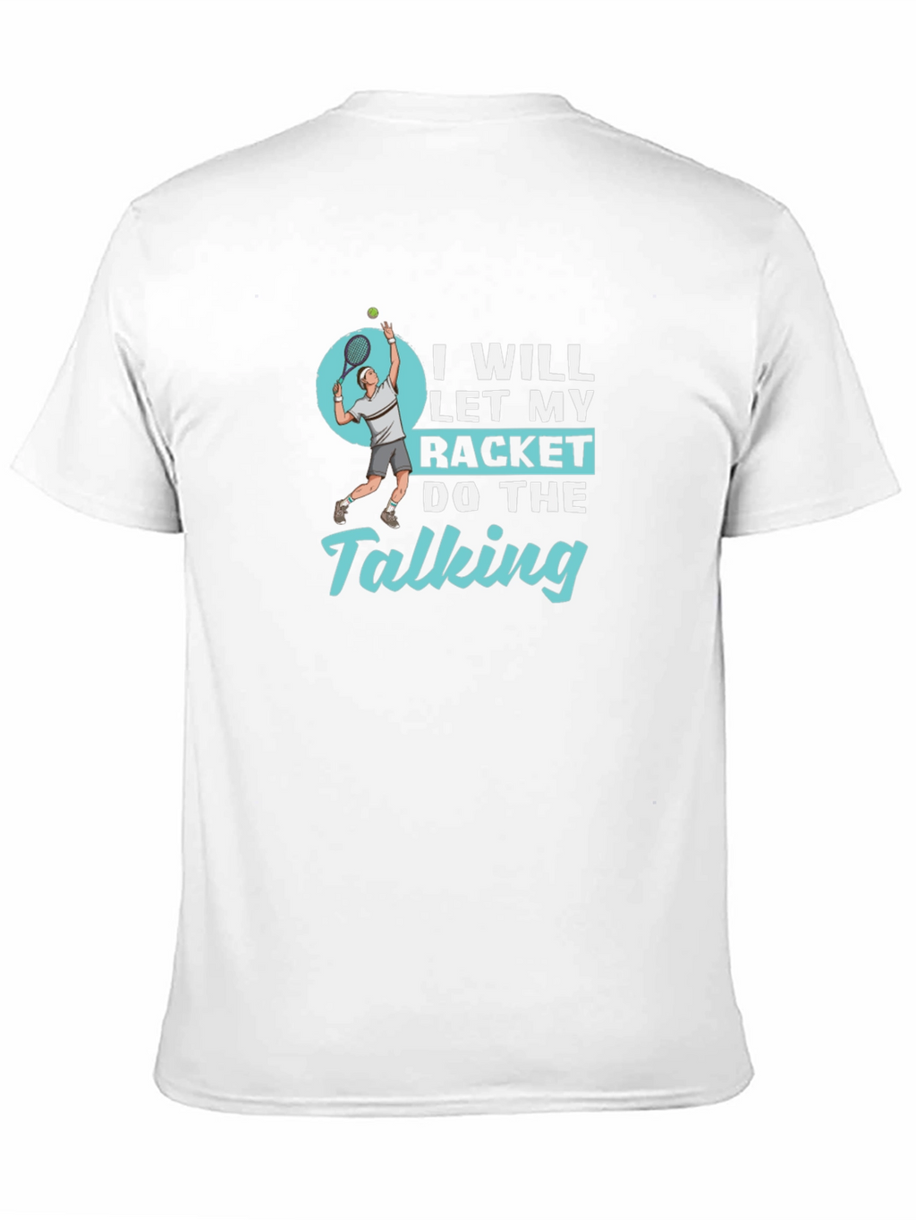 Tennis Racket Graphic T-Shirt