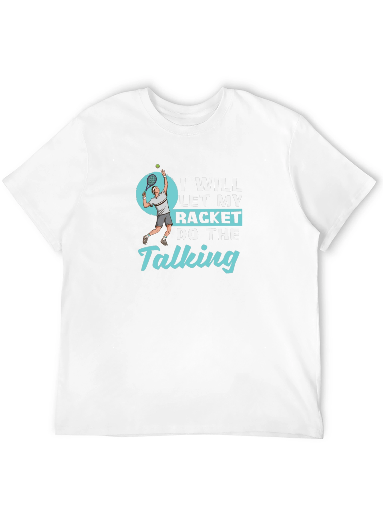 Tennis Racket Graphic T-Shirt