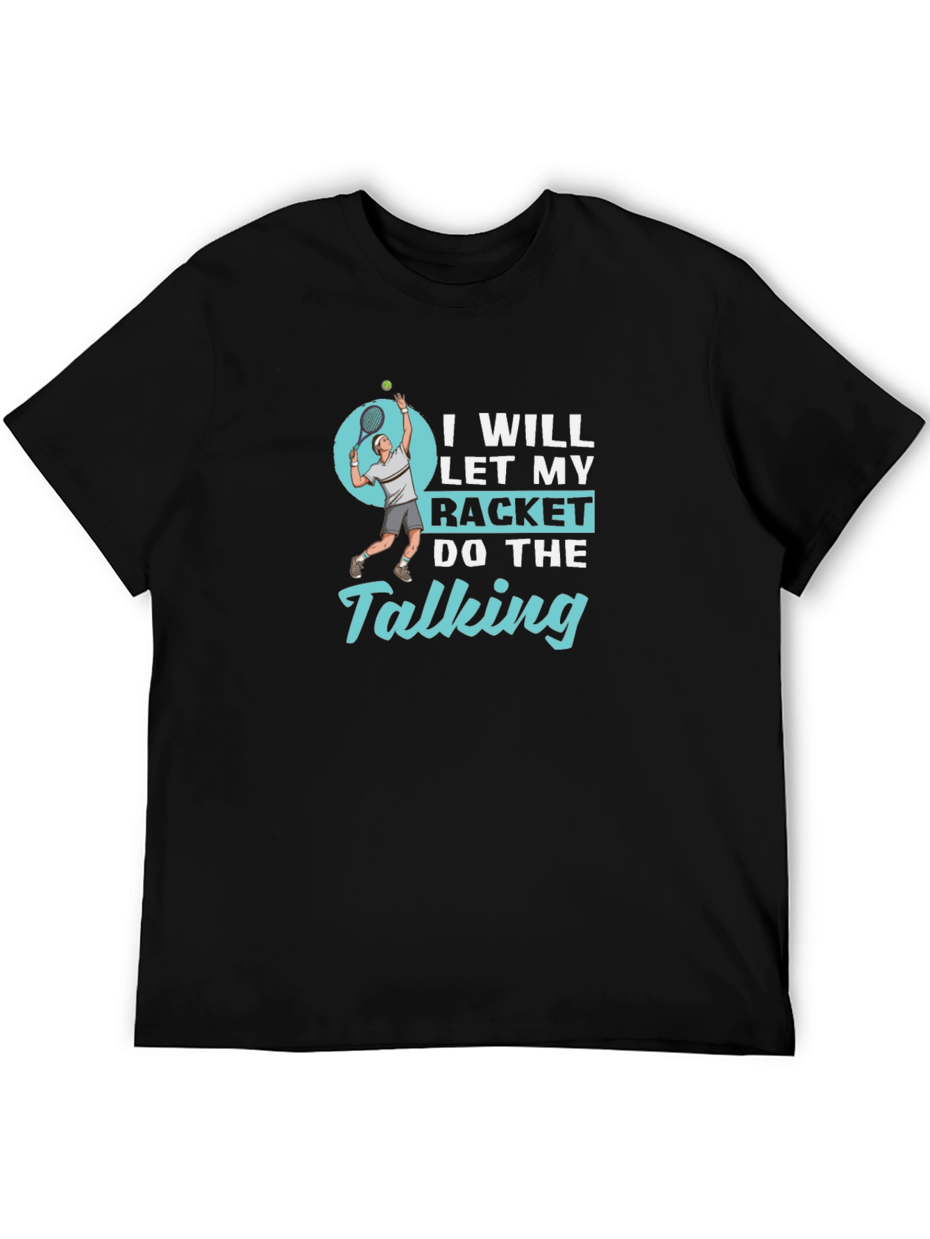 Tennis Racket Graphic T-Shirt