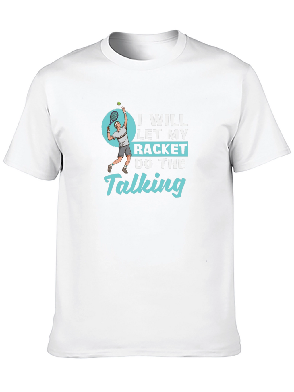 Tennis Racket Graphic T-Shirt
