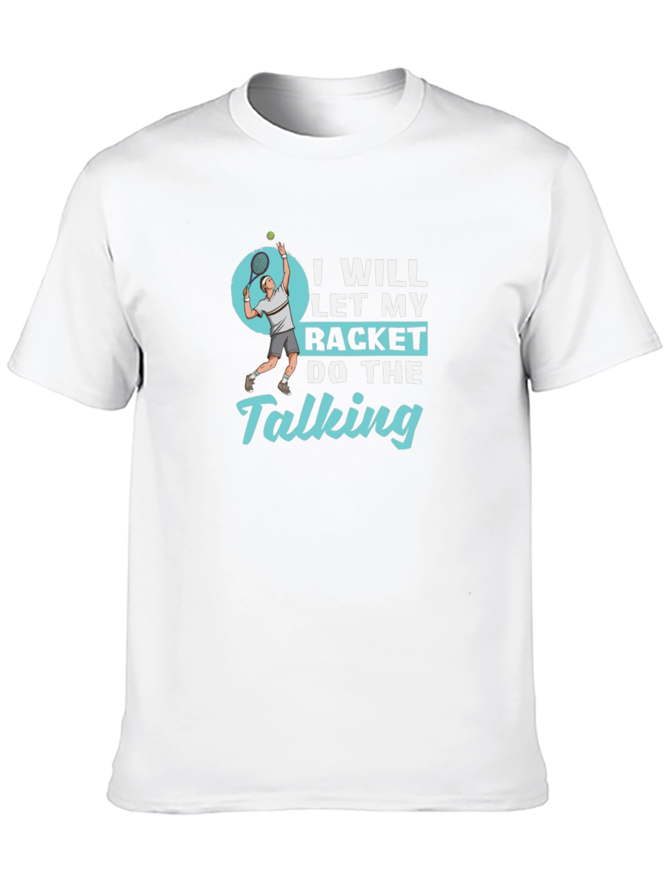 Tennis Racket Graphic T-Shirt