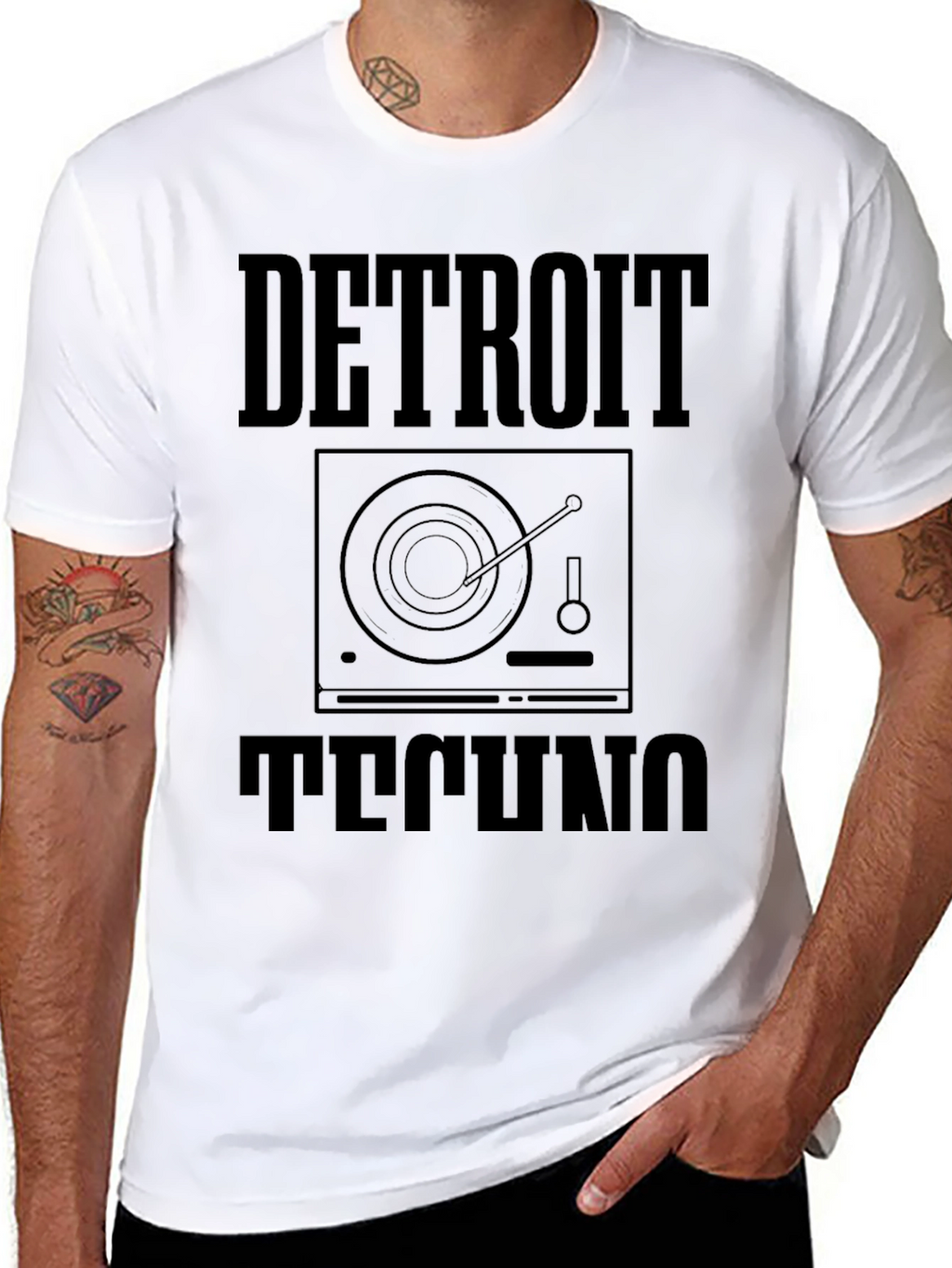 Detroit Techno T-Shirt - DJ Music Tee