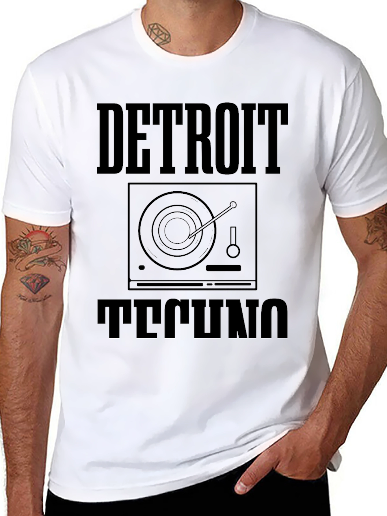 Detroit Techno T-Shirt - DJ Music Tee
