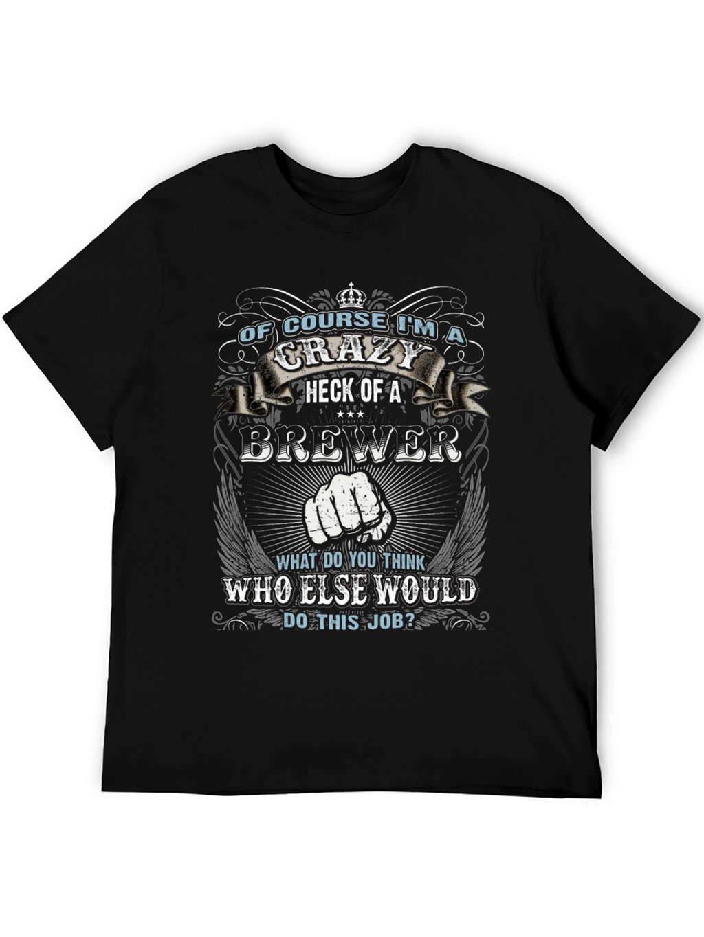 Crazy Brewer Graphic Tee - Unique Design