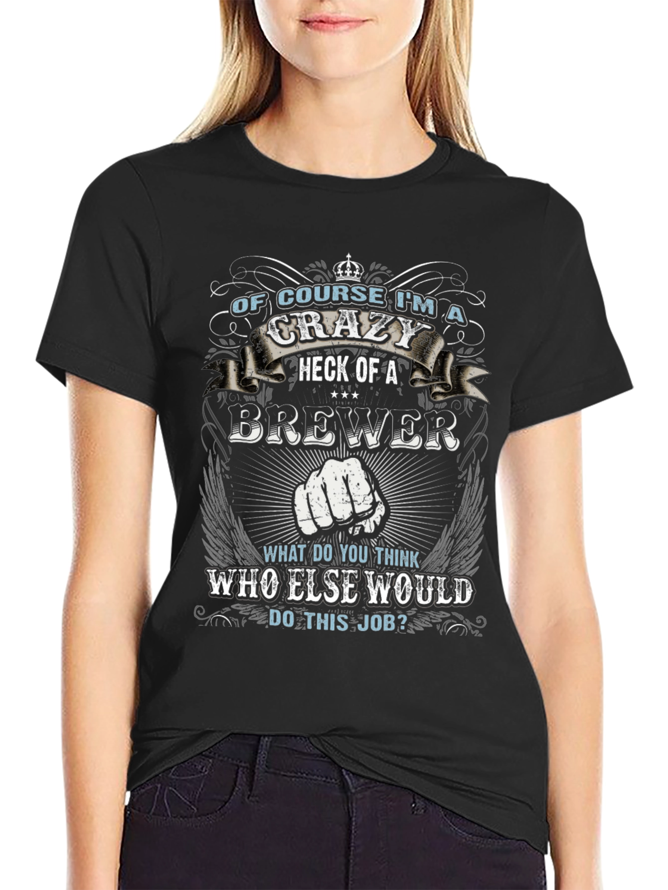 Crazy Brewer Graphic Tee - Unique Design