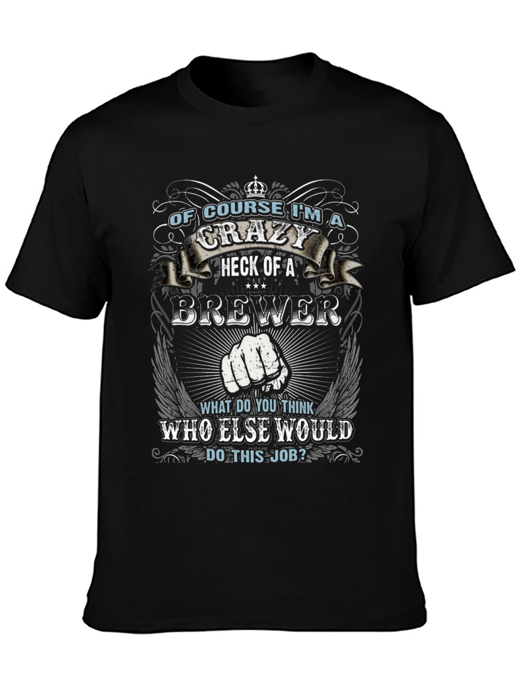 Crazy Brewer Graphic Tee - Unique Design