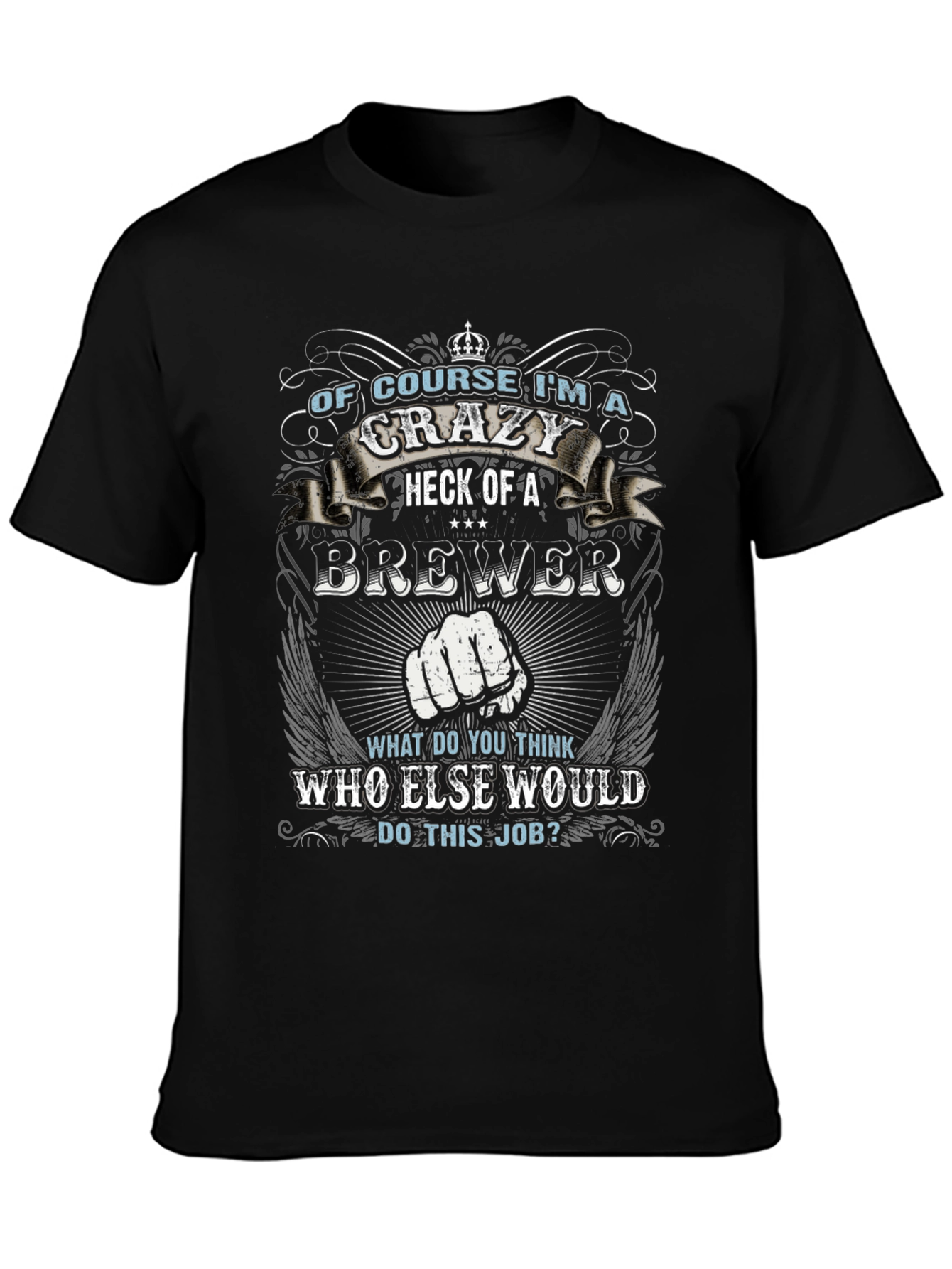 Crazy Brewer Graphic Tee - Unique Design