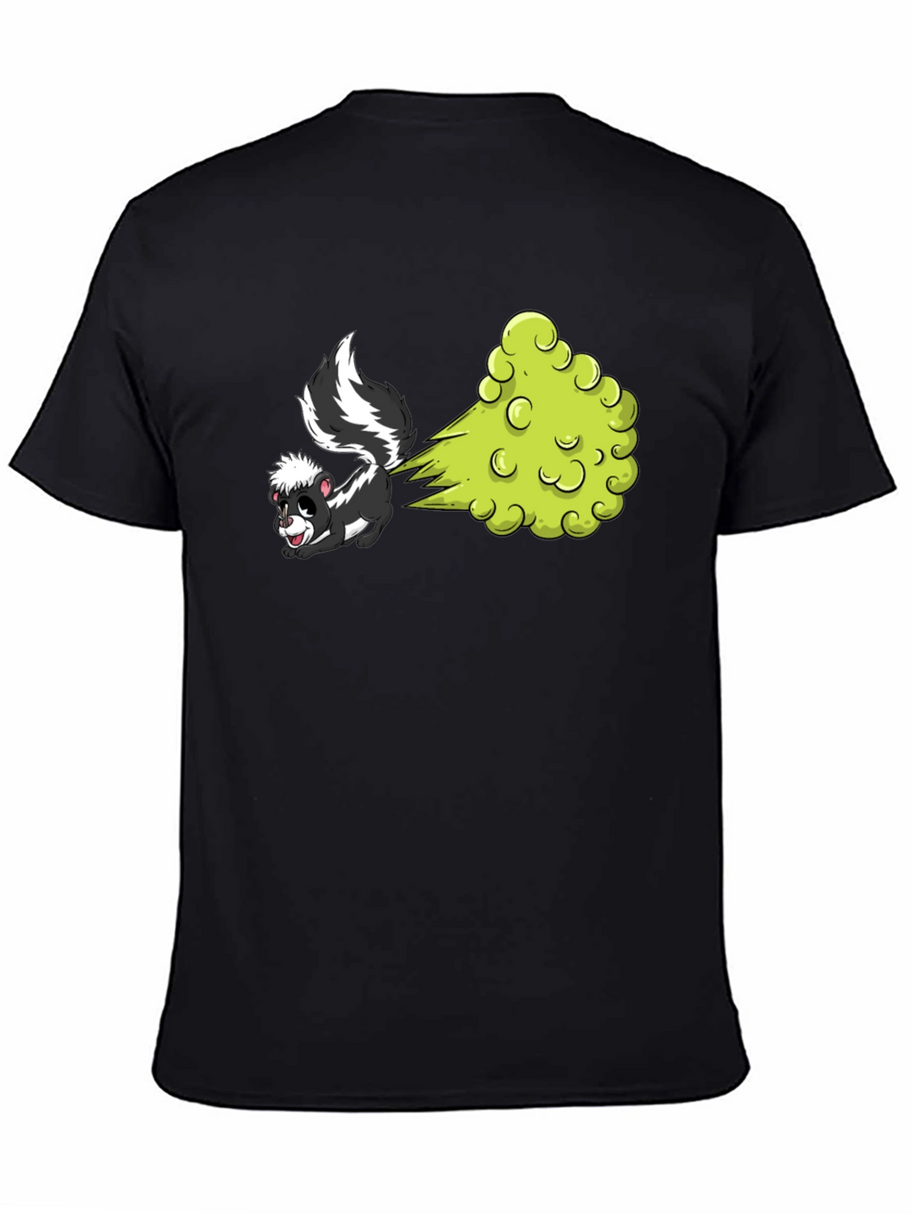 Funny Skunk Cartoon Graphic T-Shirt