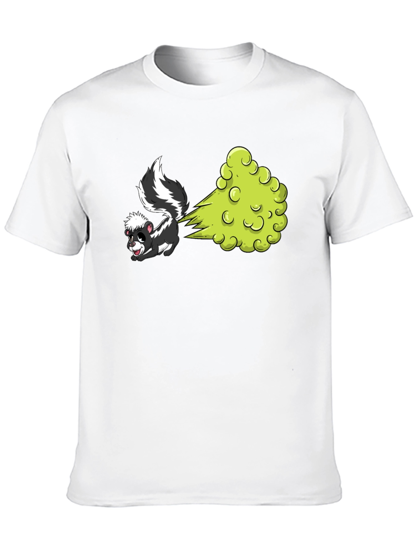 Funny Skunk Cartoon Graphic T-Shirt