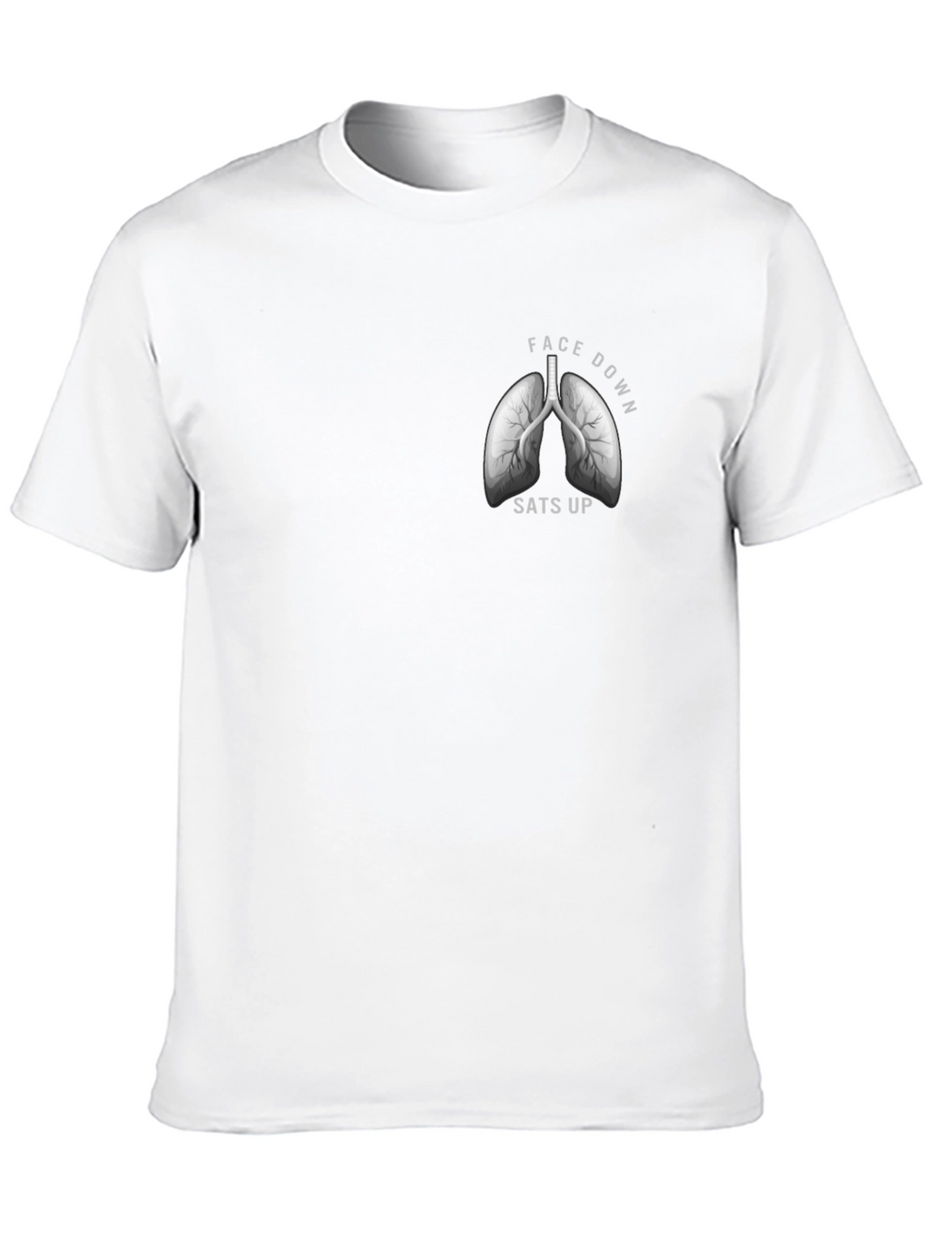 Face Down Sits Up Lung Graphic T-Shirt