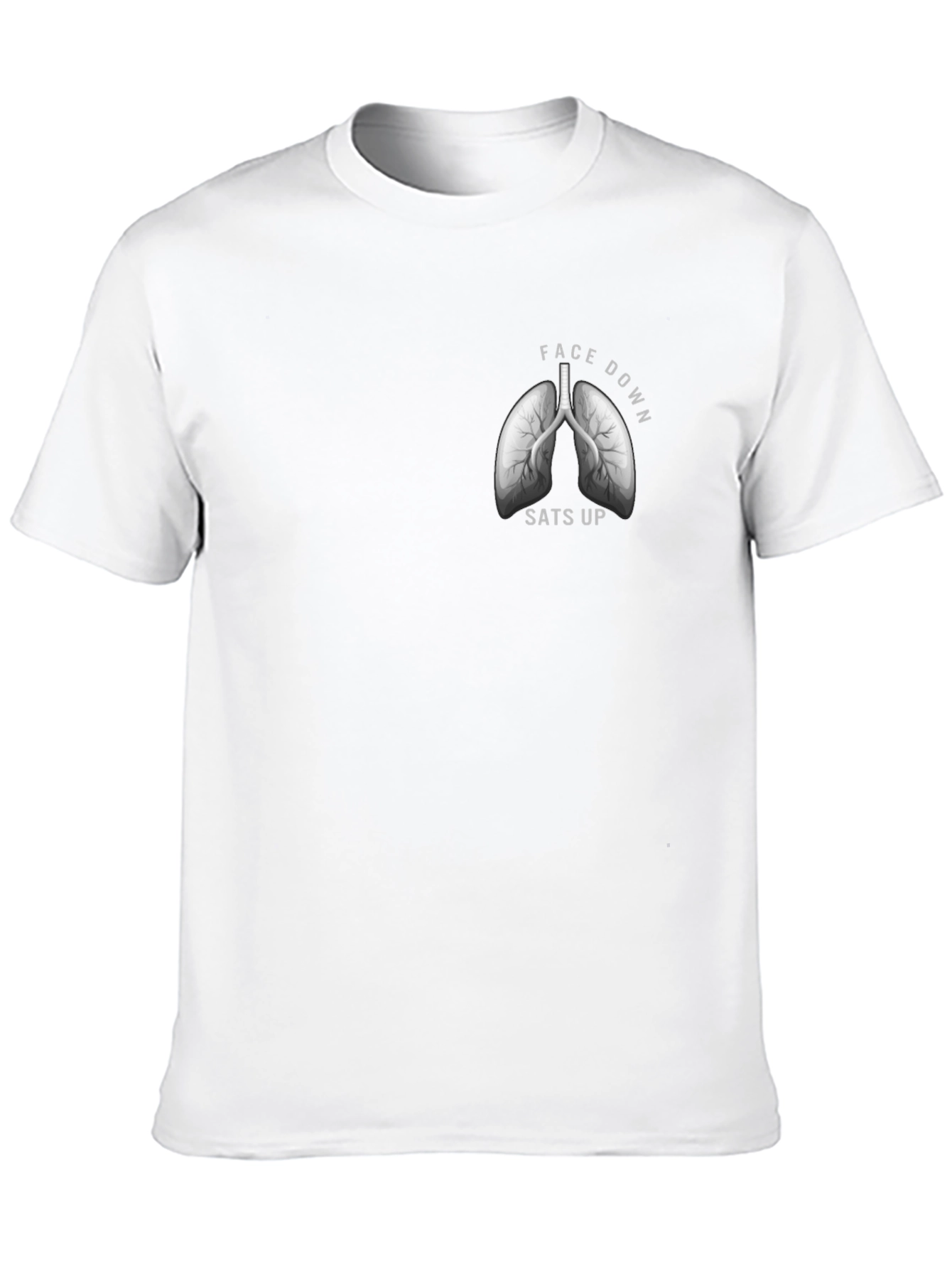 Face Down Sits Up Lung Graphic T-Shirt