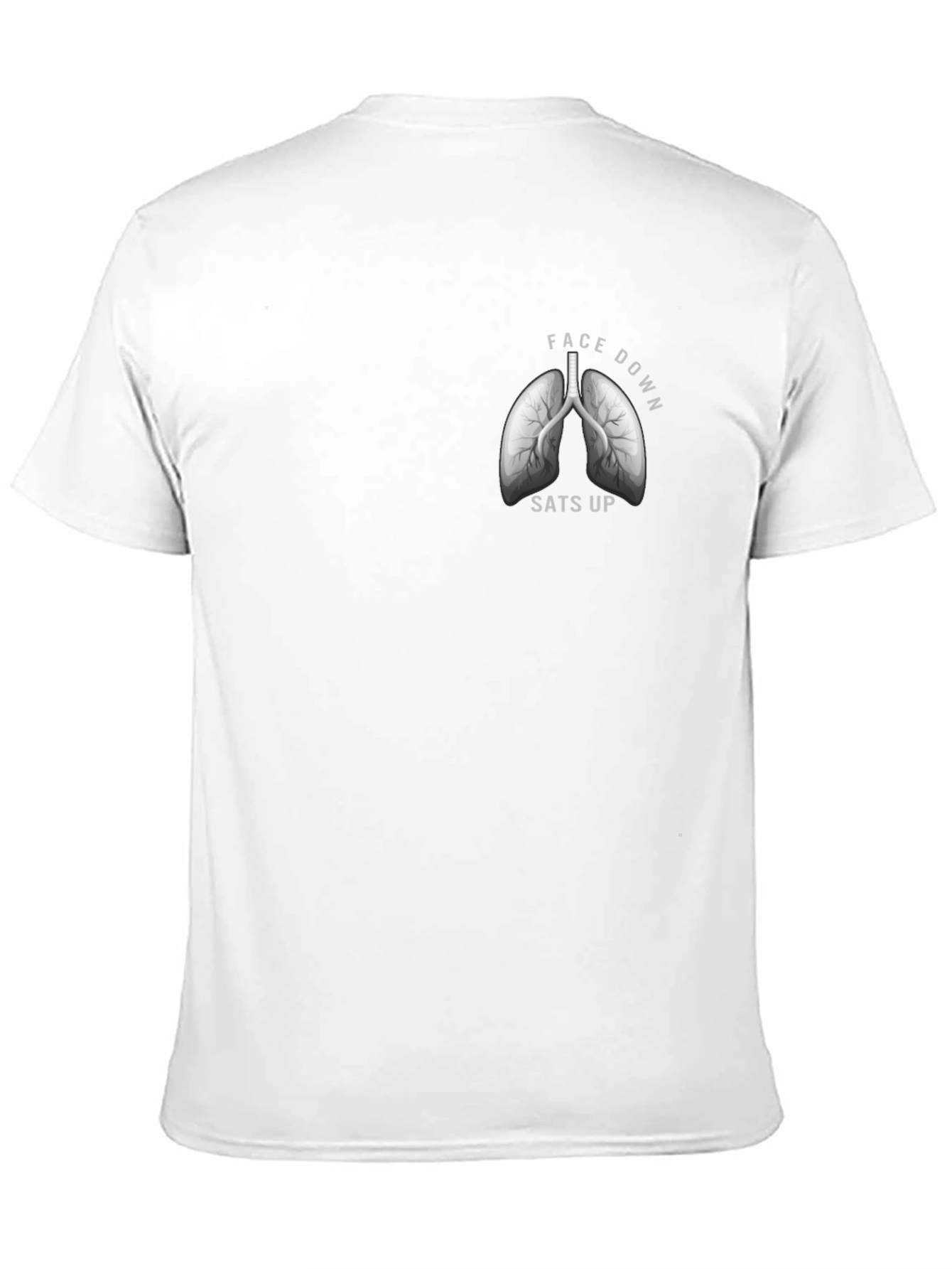 Face Down Sits Up Lung Graphic T-Shirt