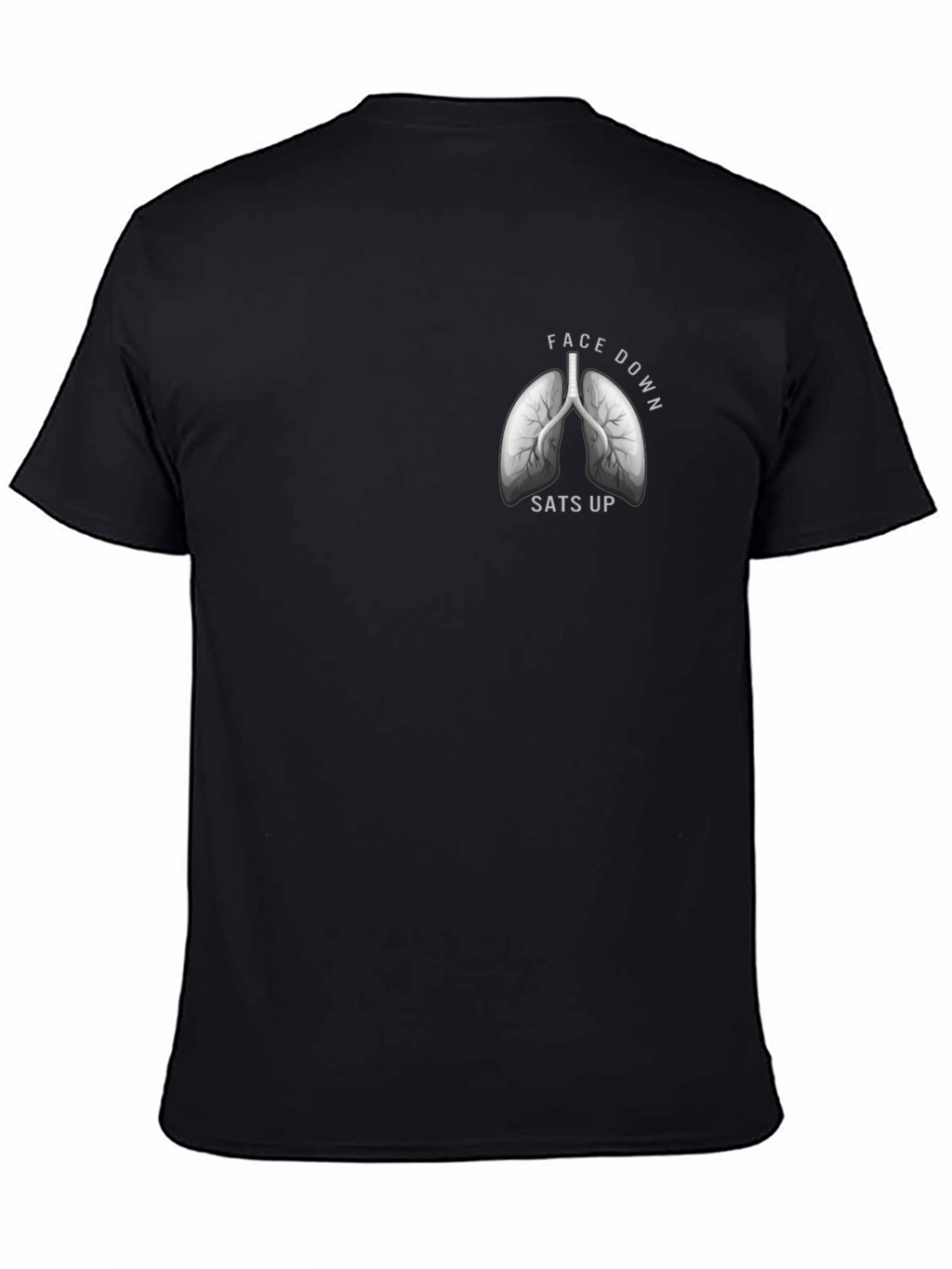 Face Down Sits Up Lung Graphic T-Shirt