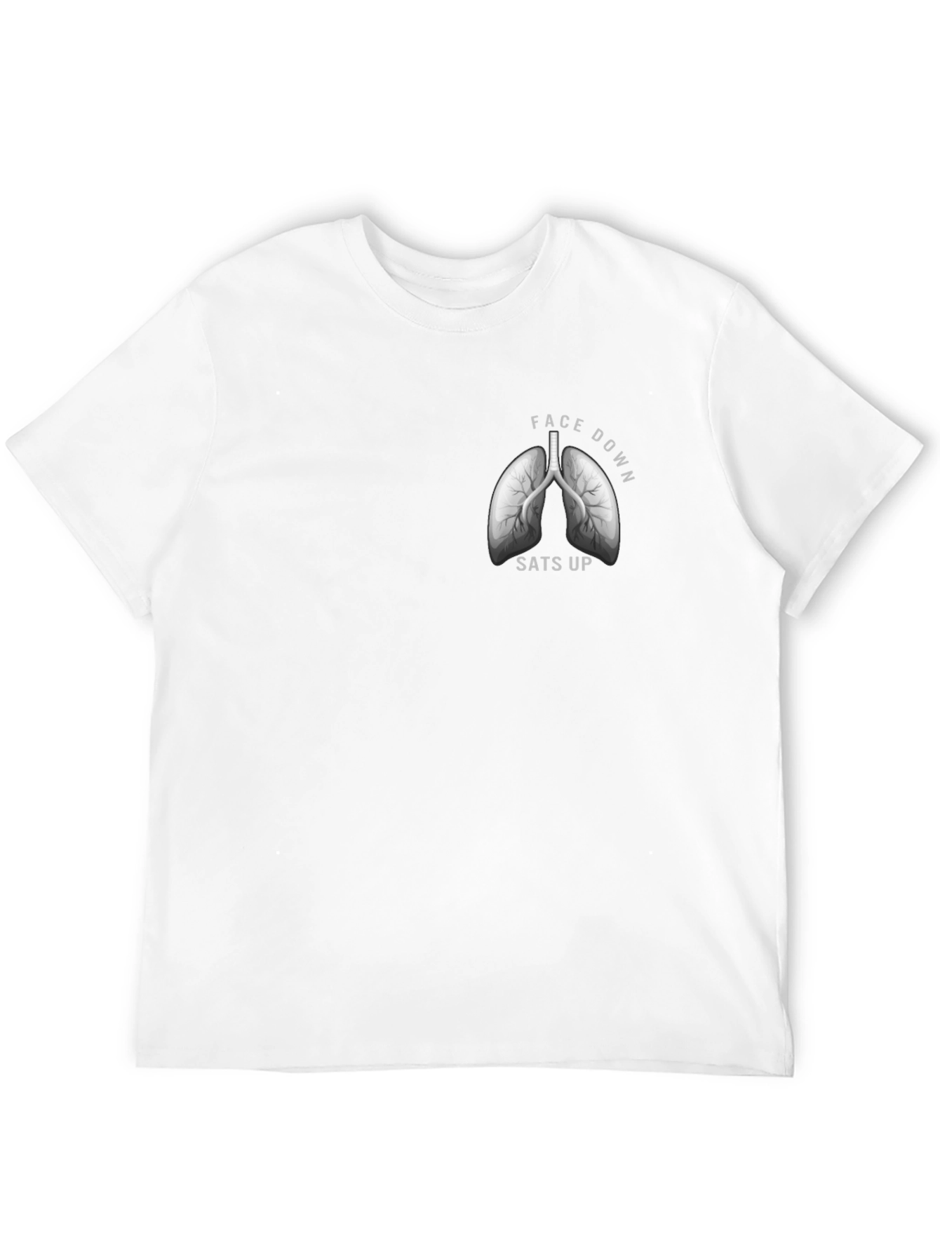 Face Down Sits Up Lung Graphic T-Shirt