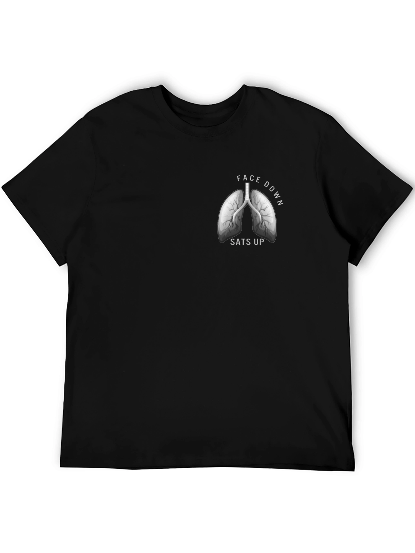 Face Down Sits Up Lung Graphic T-Shirt