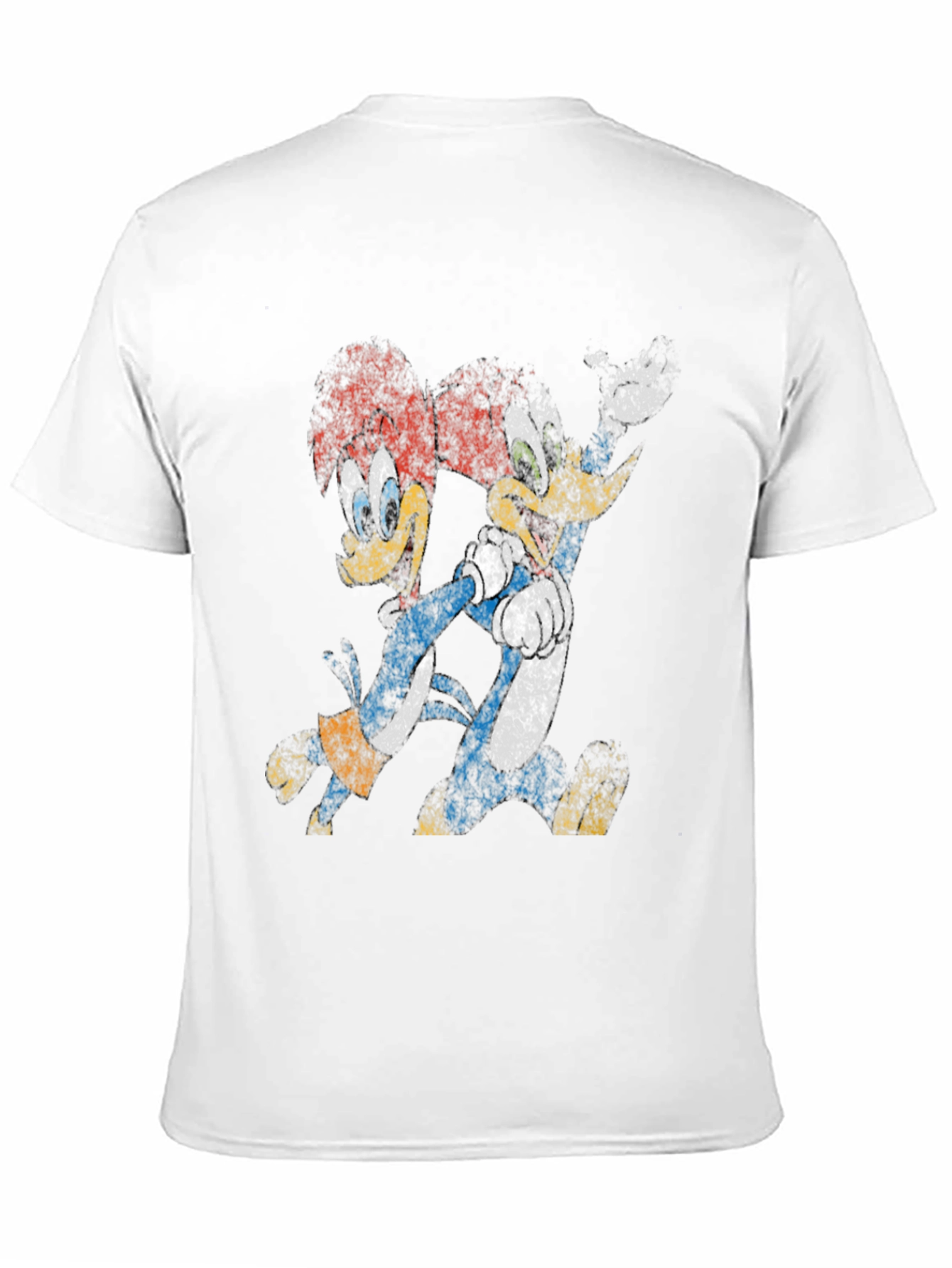 Woody Woodpecker Retro Black T-Shirt
