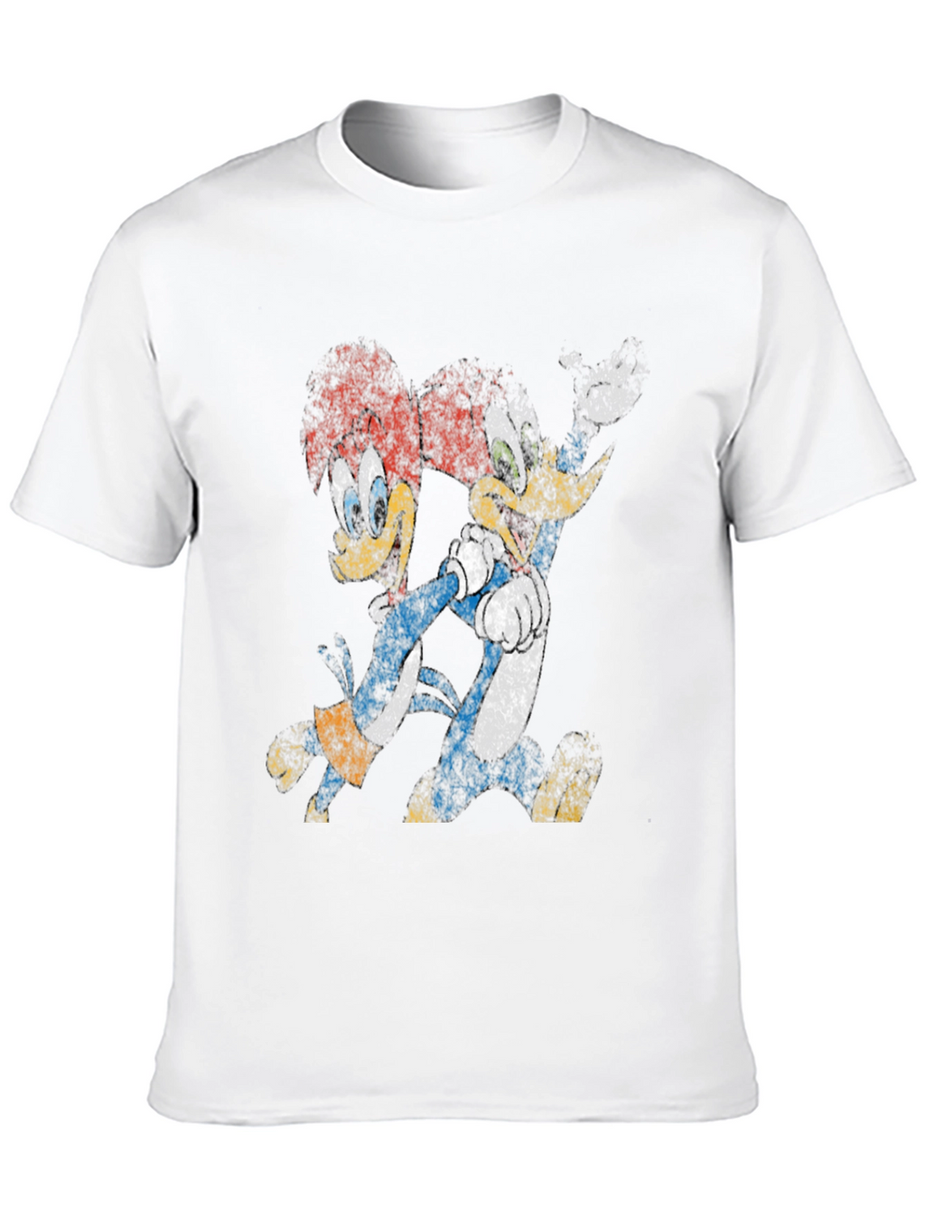 Woody Woodpecker Retro Black T-Shirt