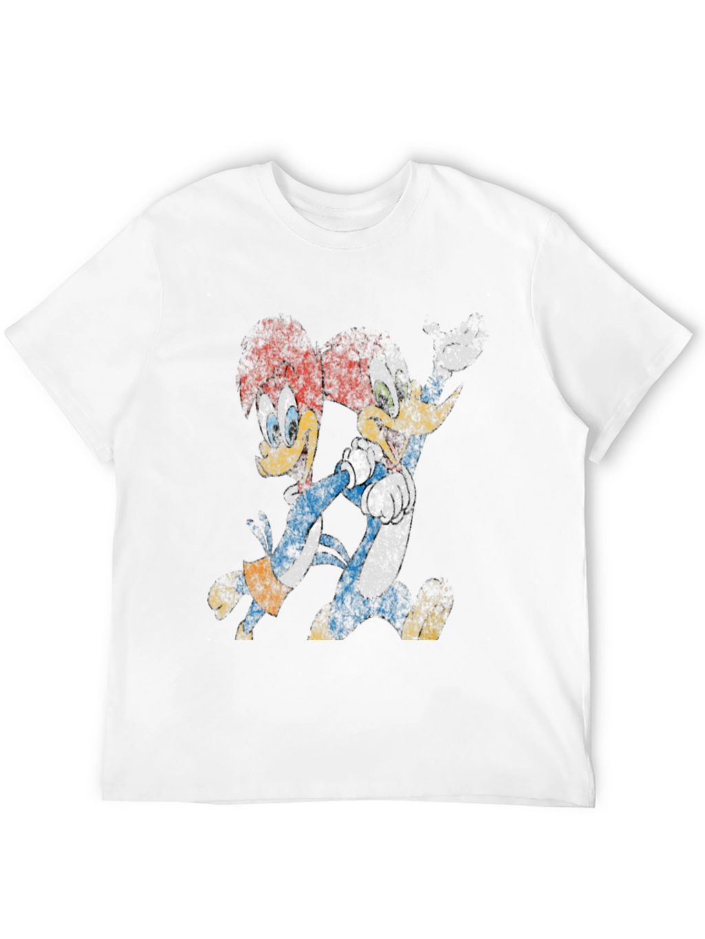 Woody Woodpecker Retro Black T-Shirt