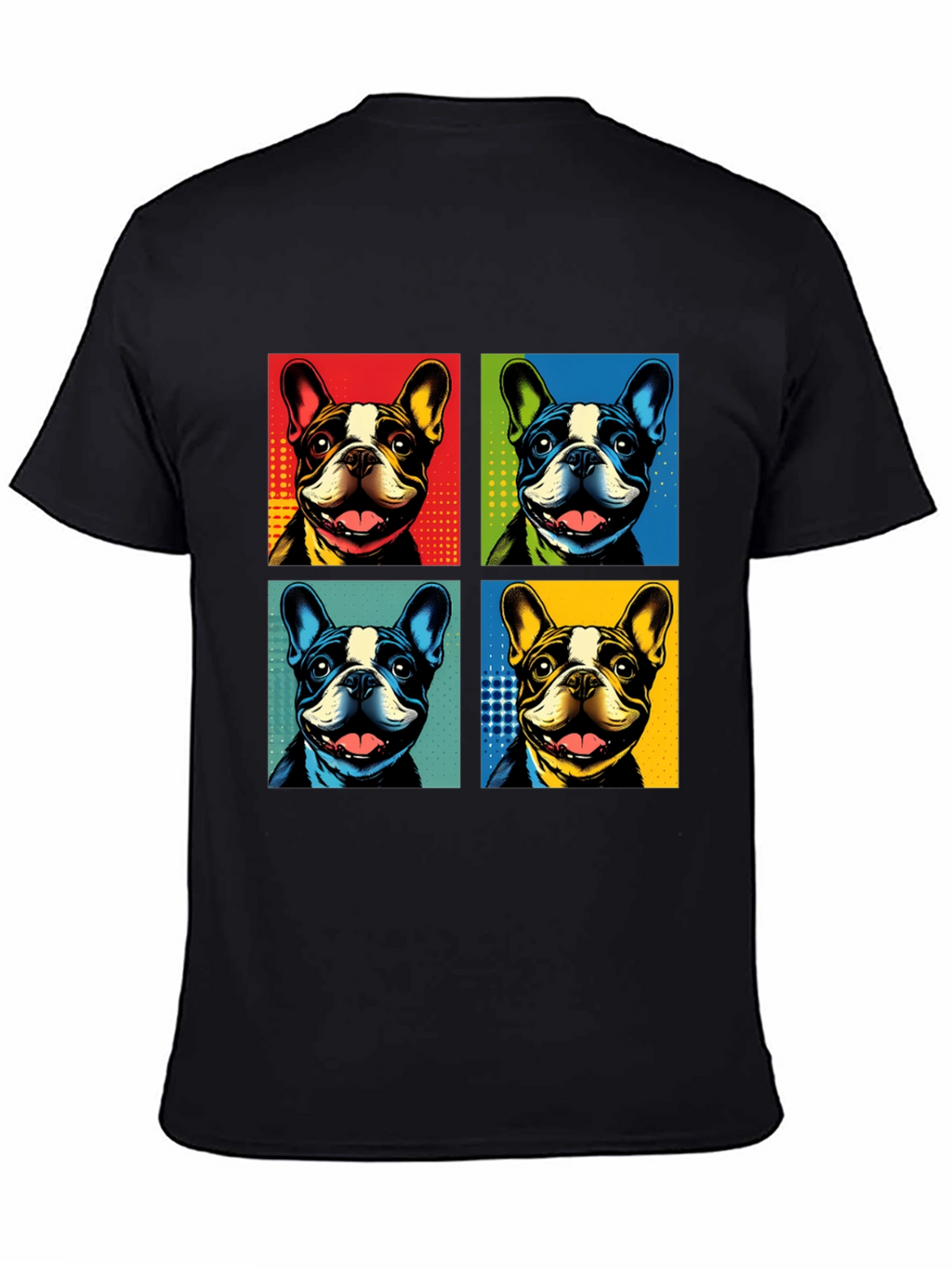 Pop Art Bulldog Graphic Tee