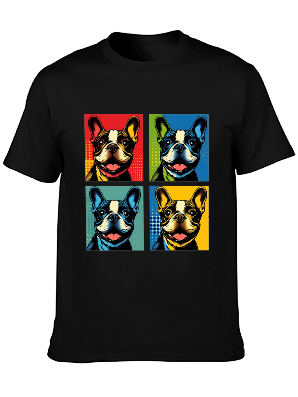 Pop Art Bulldog Graphic Tee