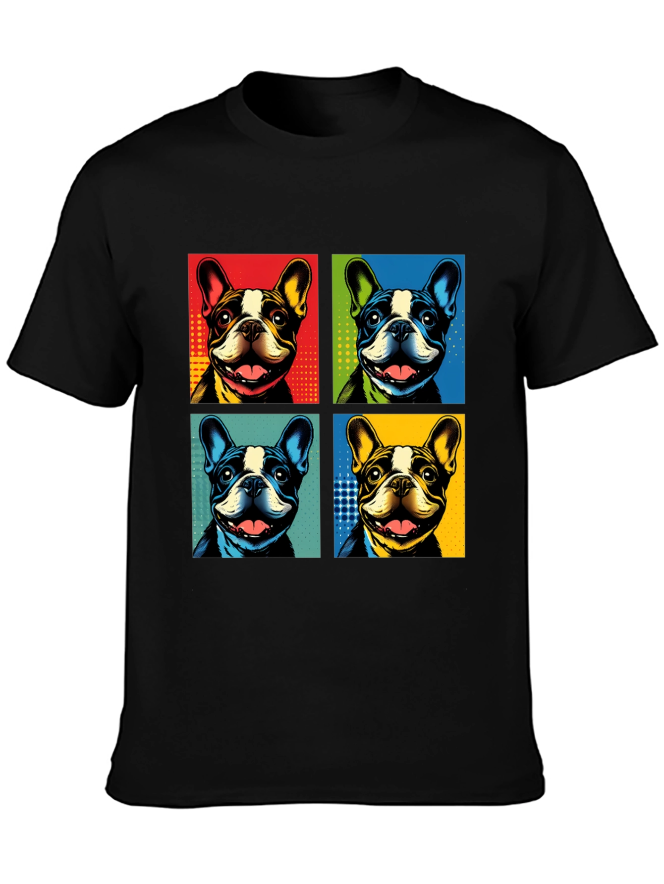 Pop Art Bulldog Graphic Tee