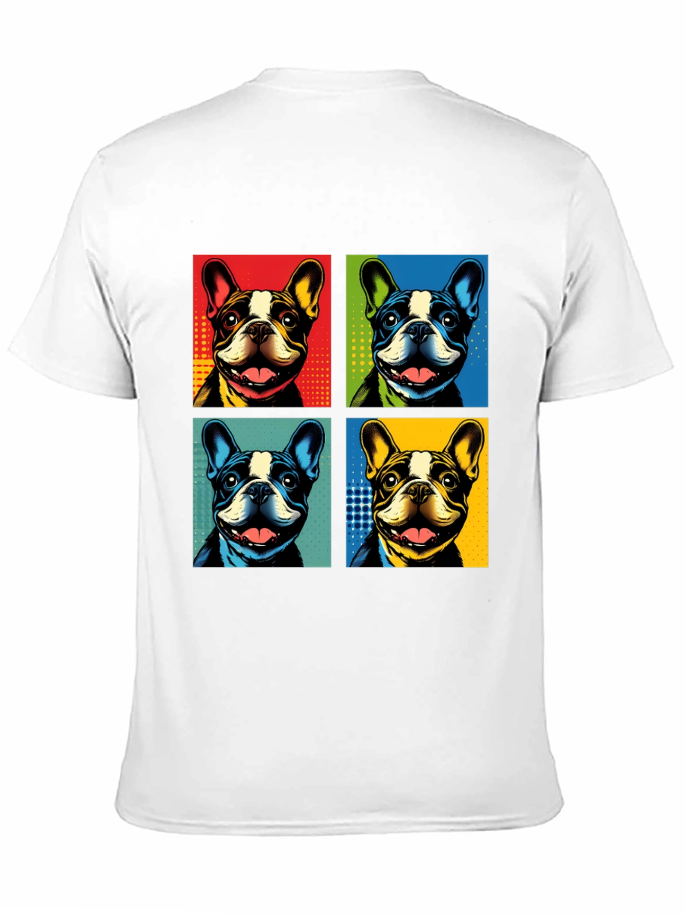 Pop Art Bulldog Graphic Tee