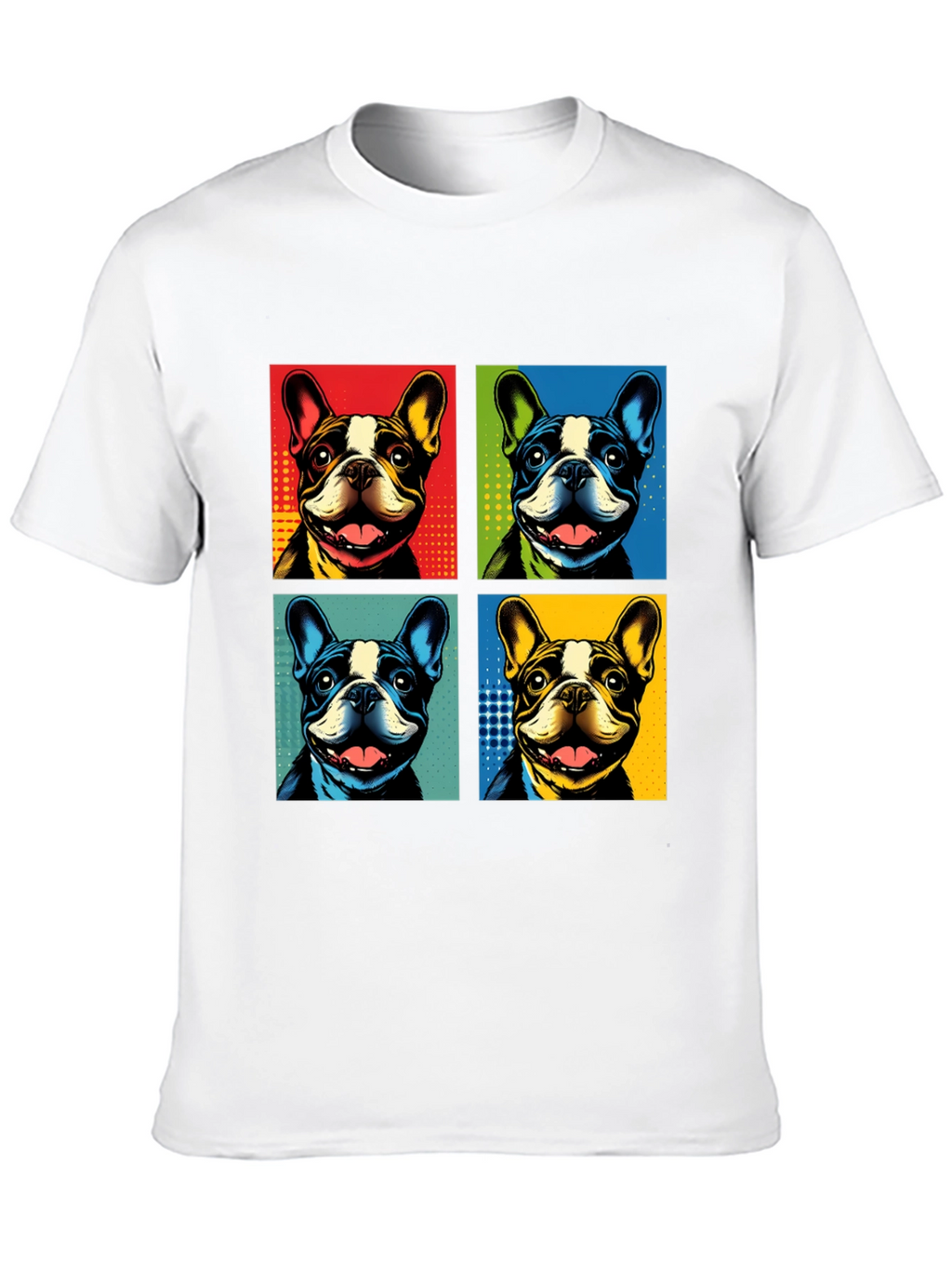 Pop Art Bulldog Graphic Tee