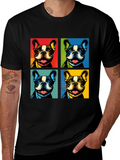 Pop Art Bulldog Graphic Tee