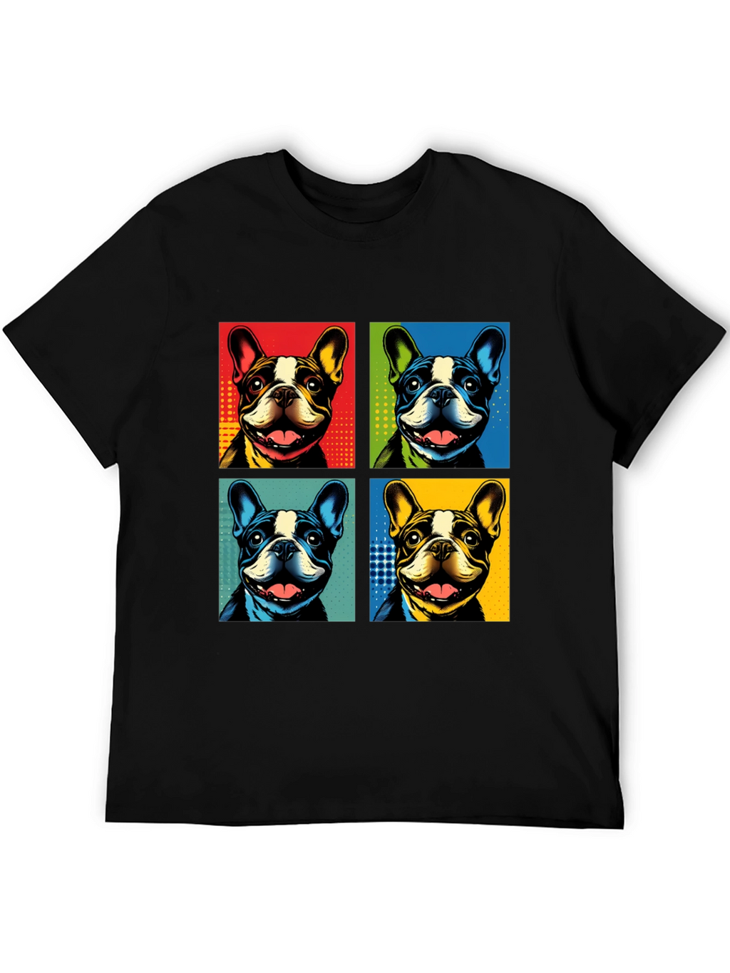 Pop Art Bulldog Graphic Tee