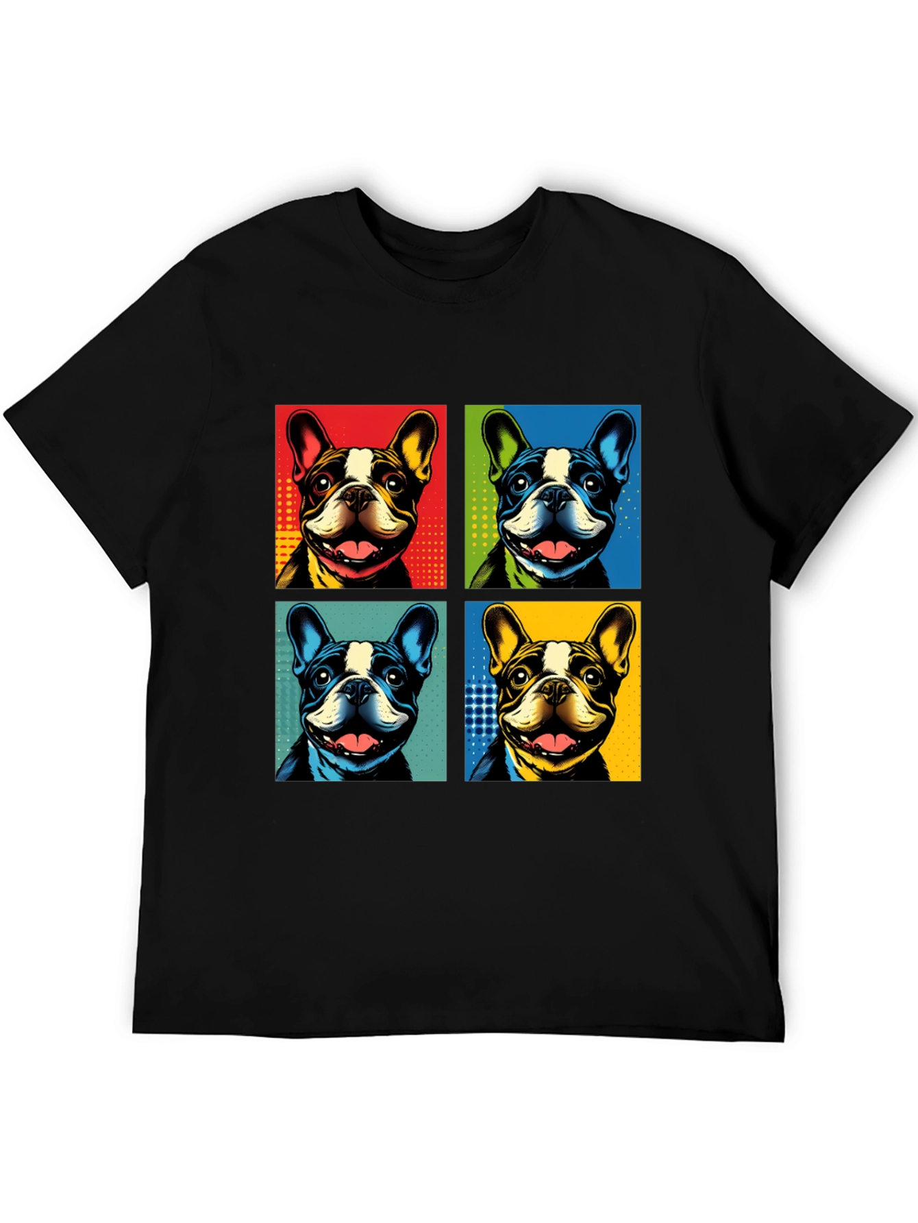 Pop Art Bulldog Graphic Tee