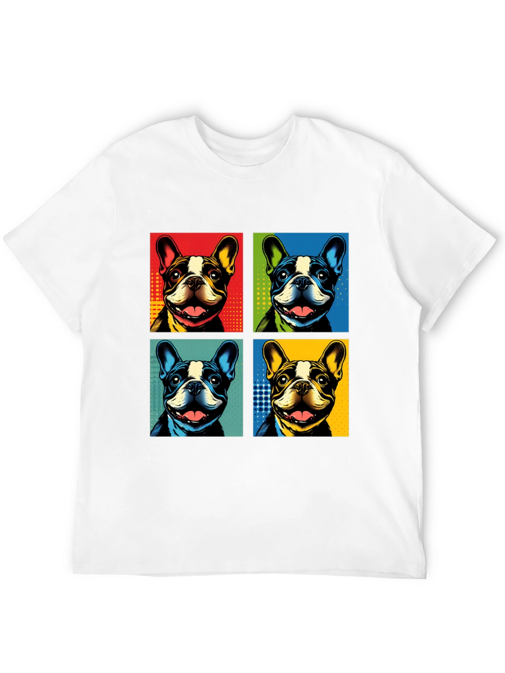 Pop Art Bulldog Graphic Tee
