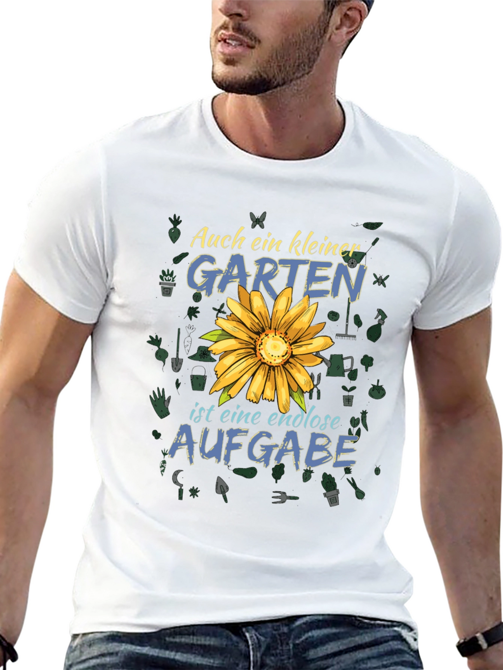 Gardening T-Shirt: Auch ein Kleiner Garten