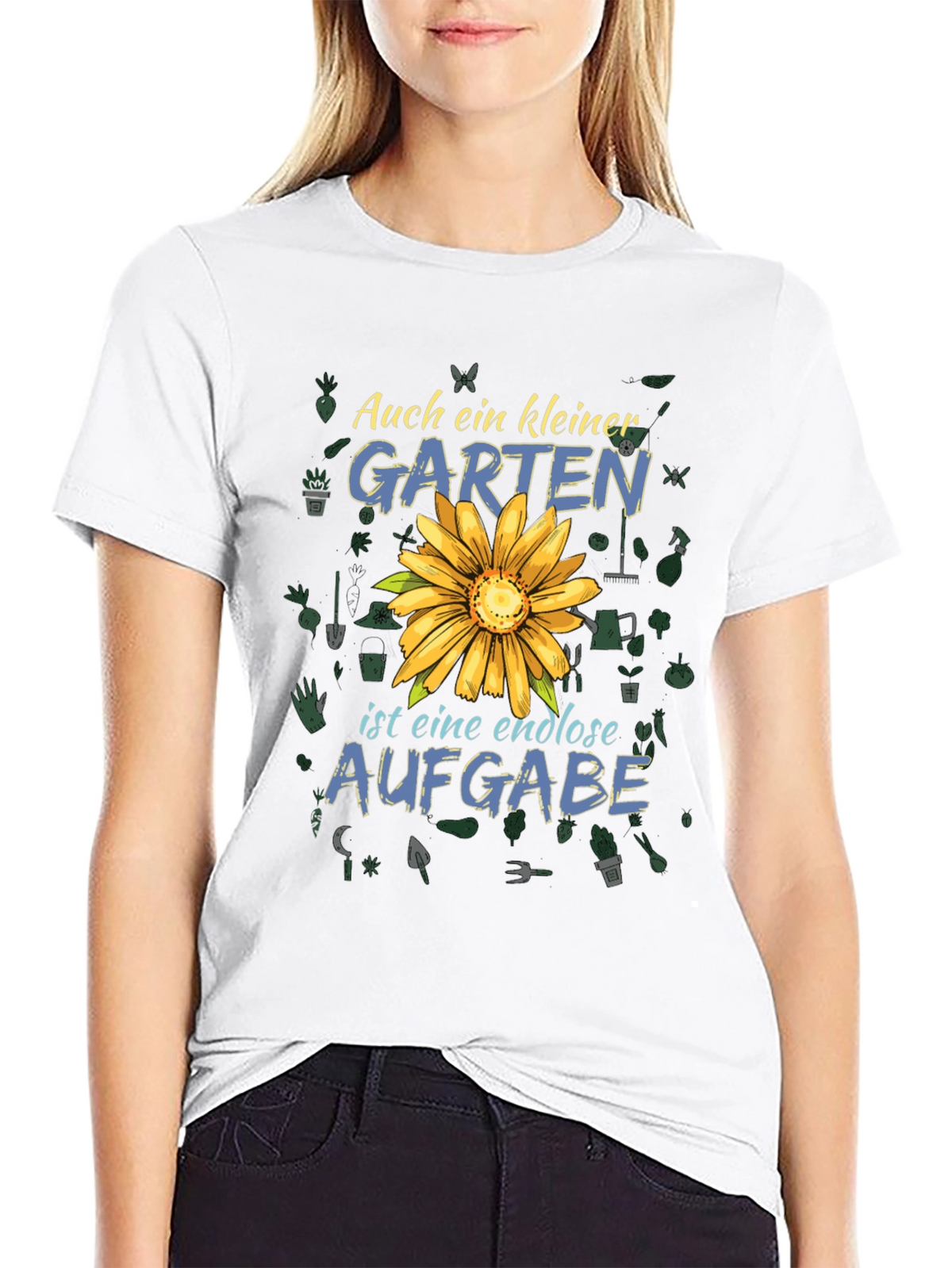 Gardening T-Shirt: Auch ein Kleiner Garten