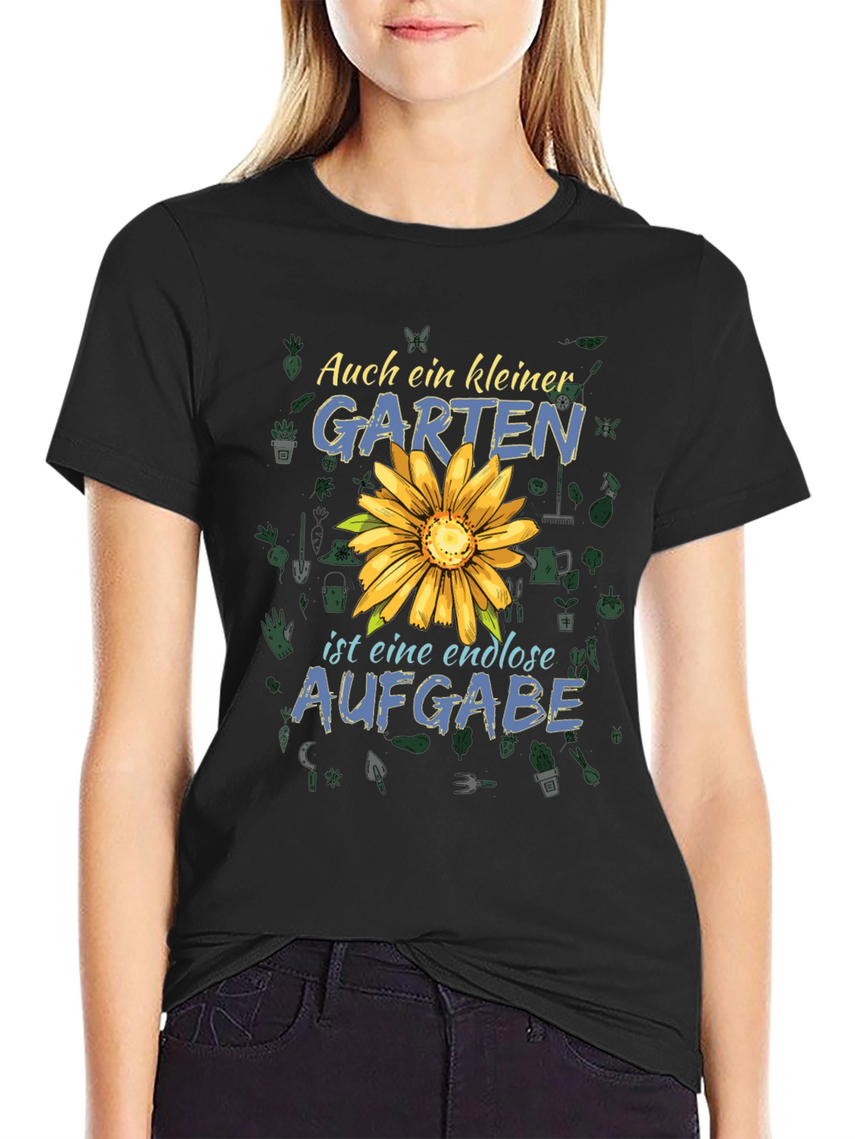 Gardening T-Shirt: Auch ein Kleiner Garten
