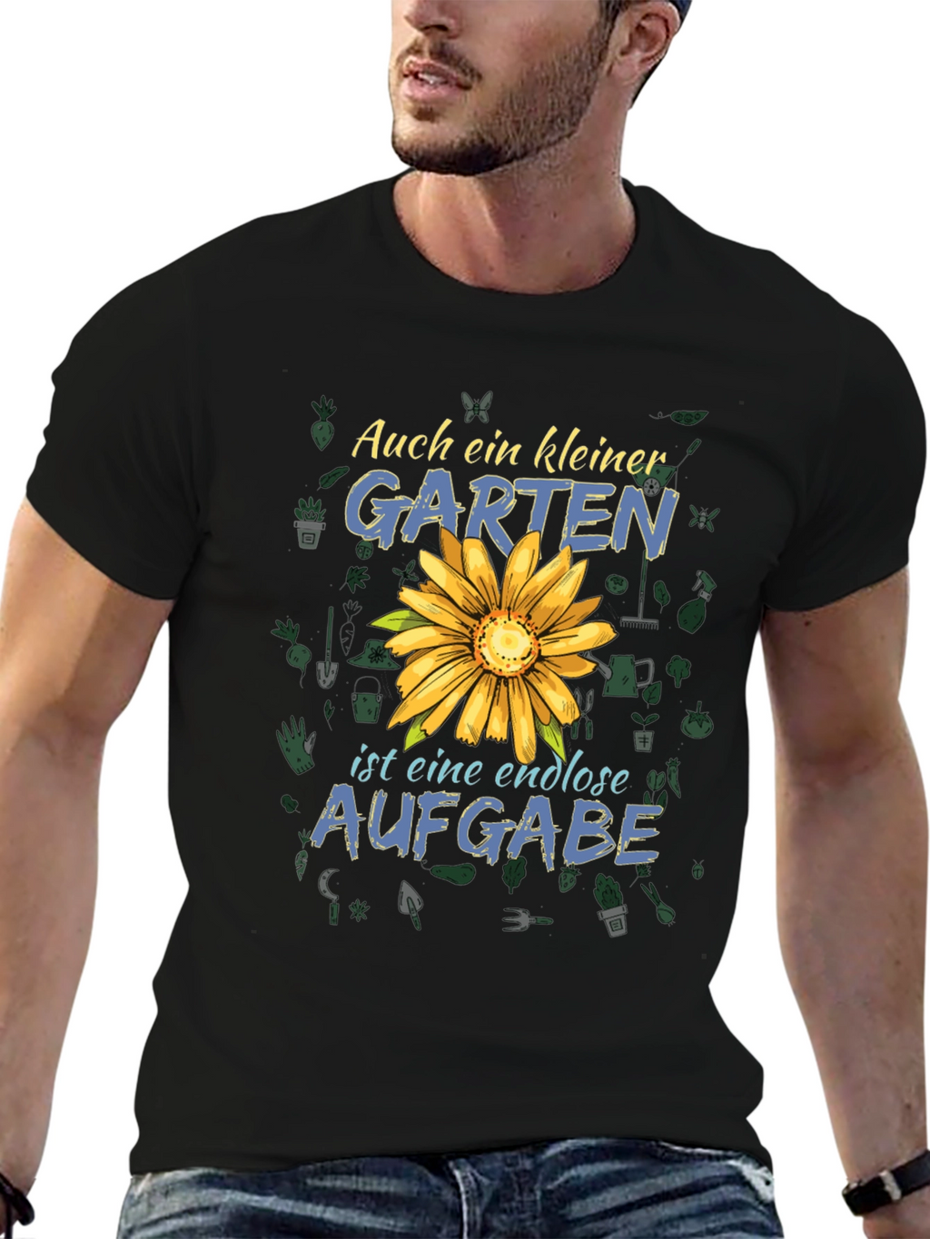 Gardening T-Shirt: Auch ein Kleiner Garten