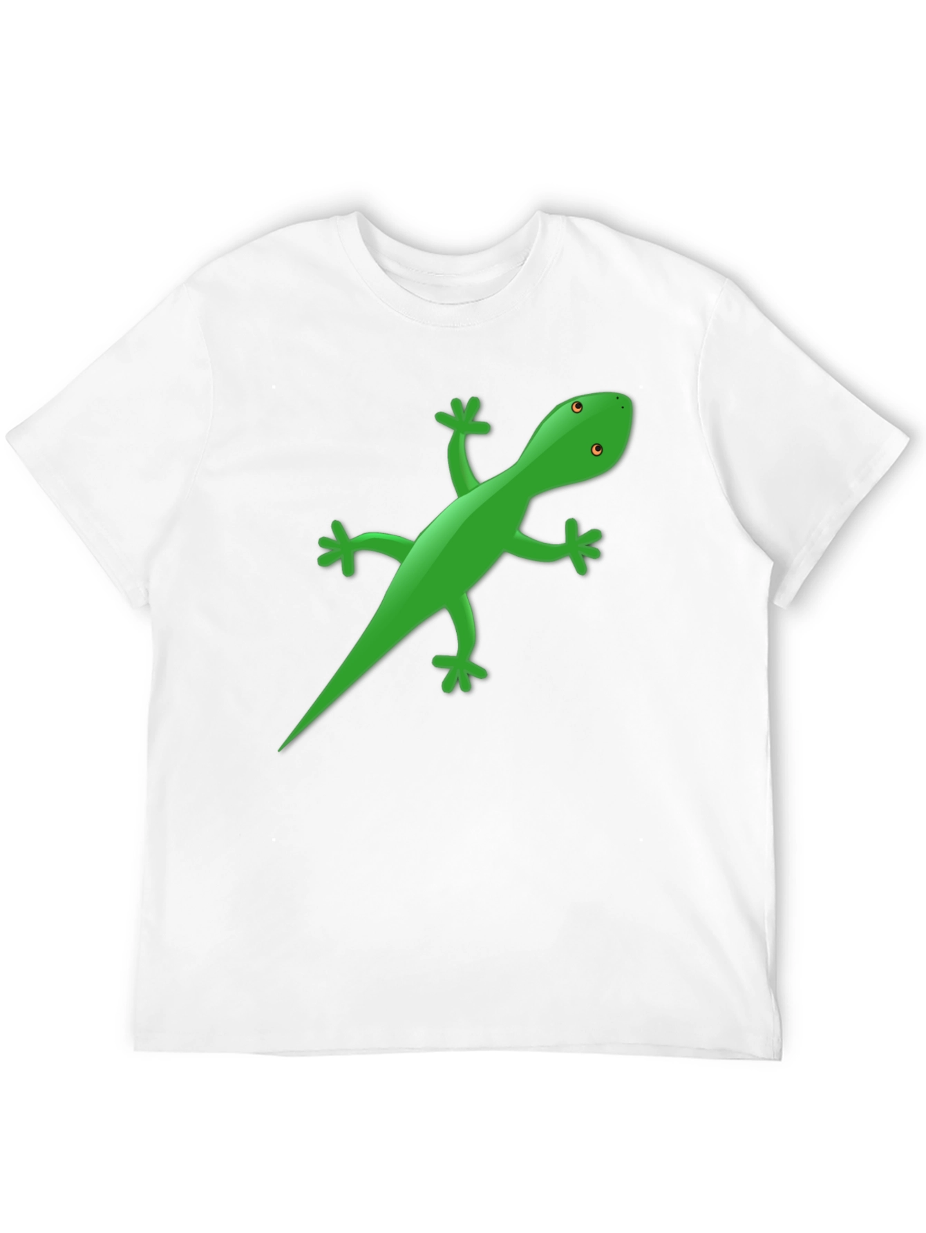 Lizard Graphic Tee - Black Casual T-Shirt