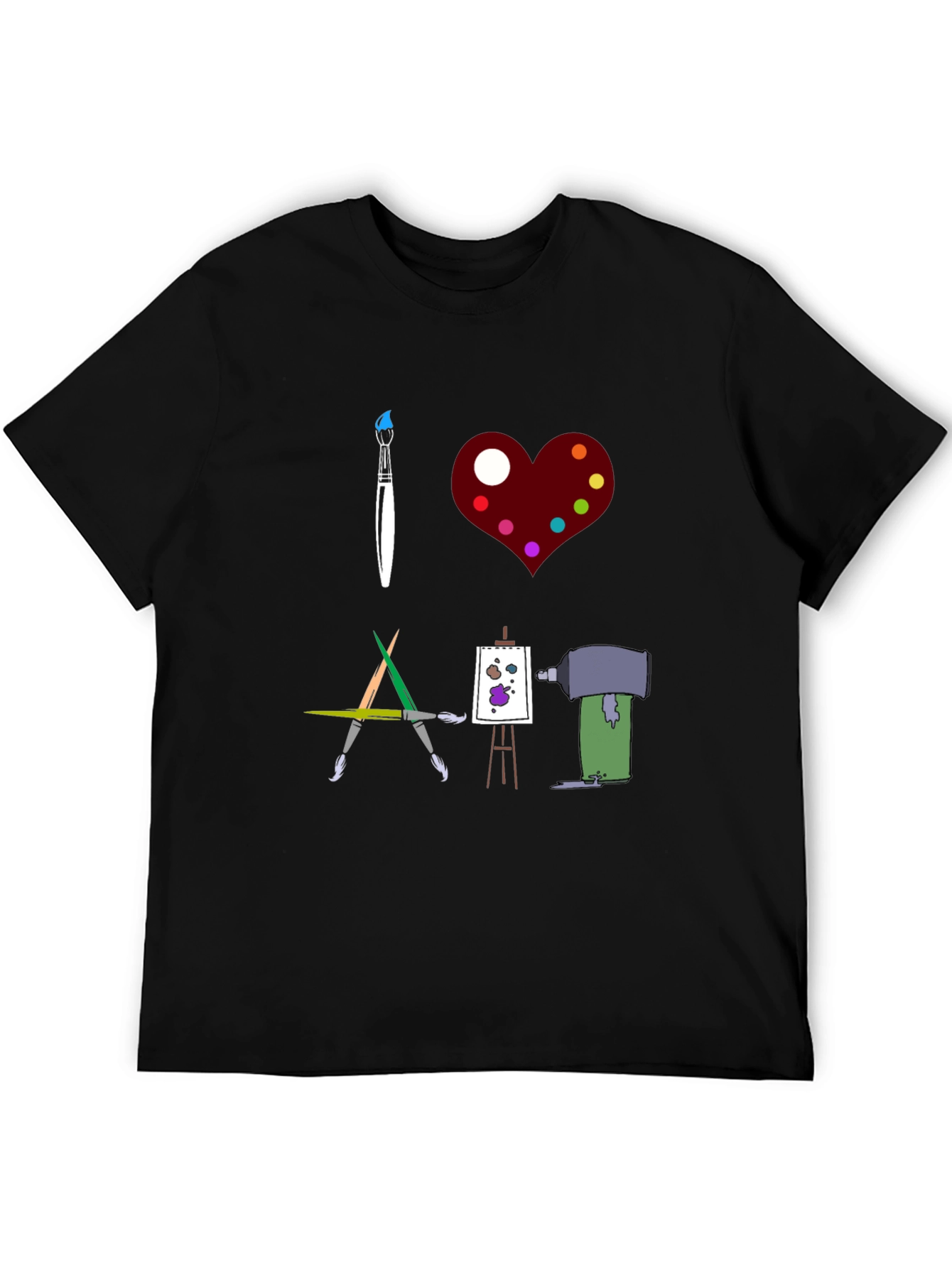 I Love Art Graphic T-Shirt