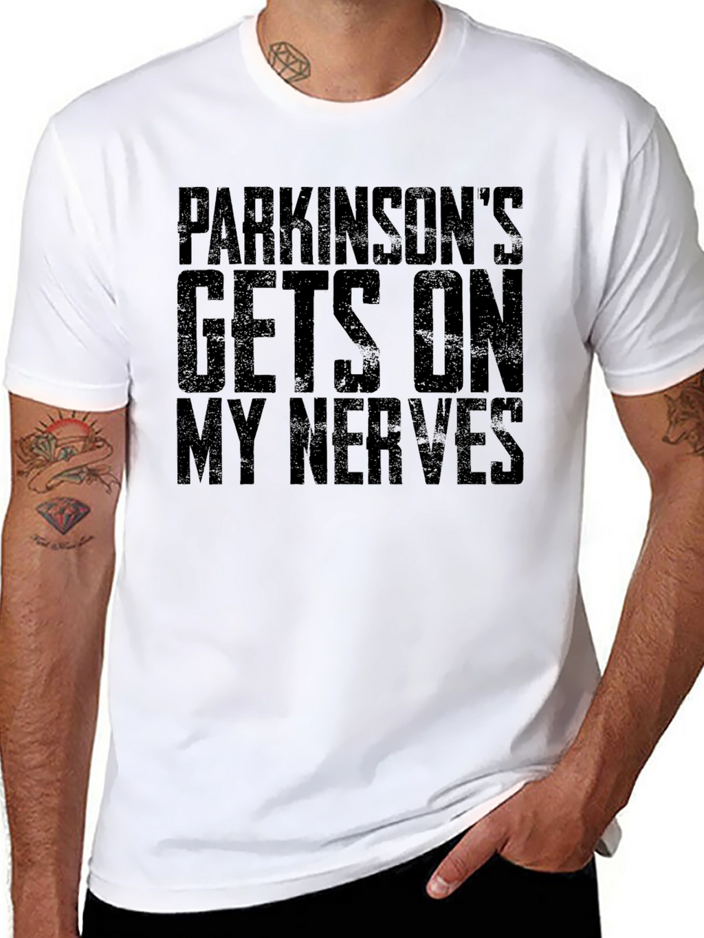 Parkinsons Gets On My Nerves Graphic Tee