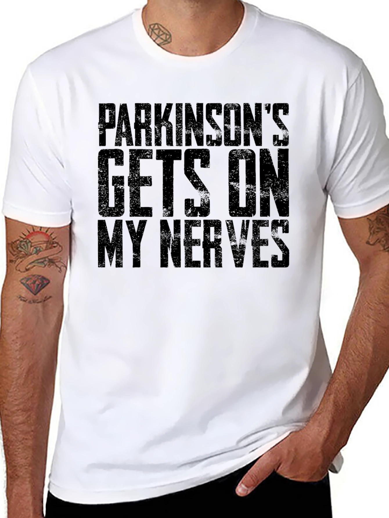 Parkinsons Gets On My Nerves Graphic Tee