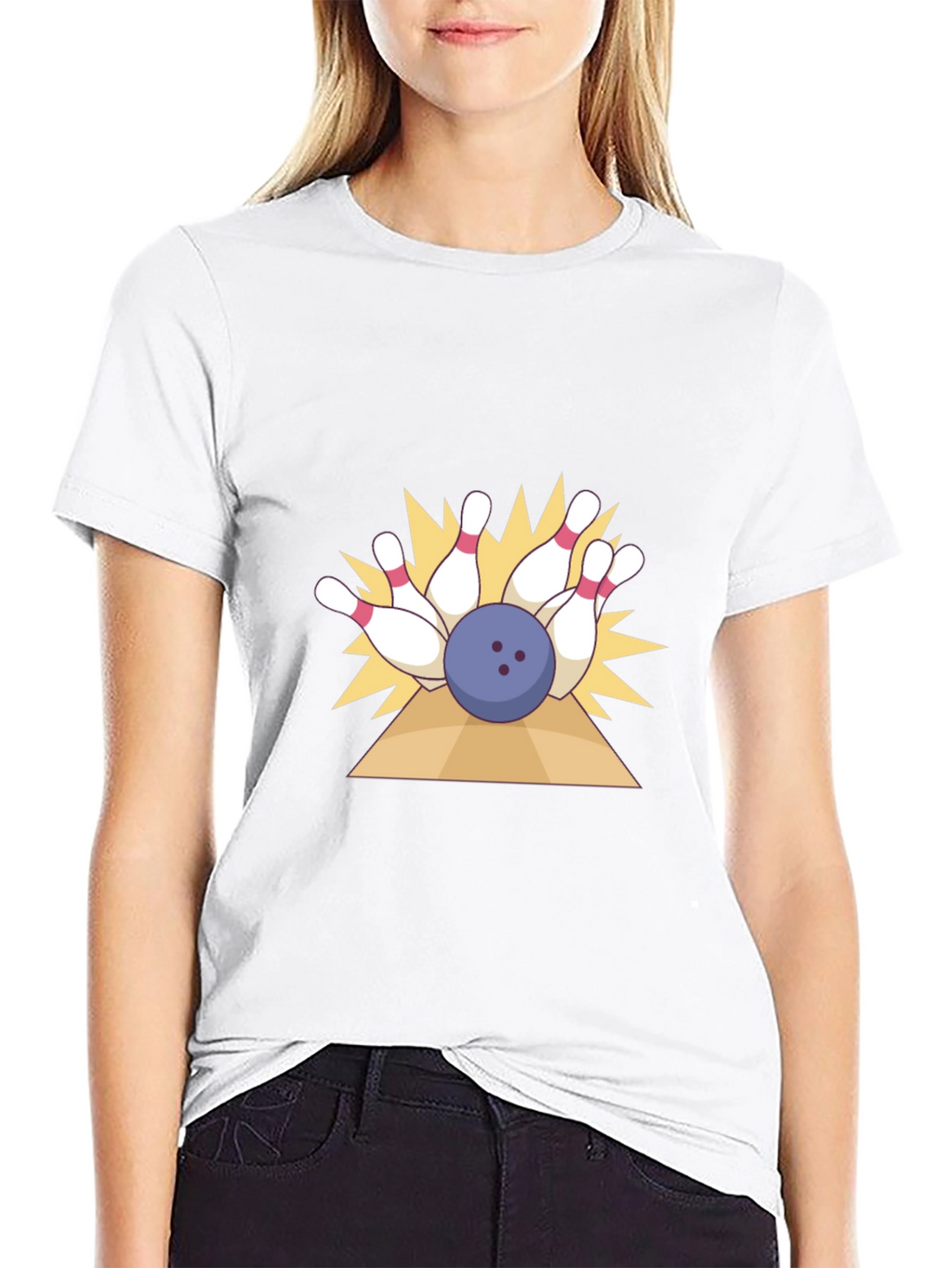Bowling Strike Graphic T-Shirt