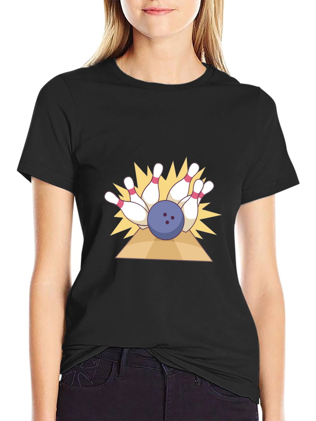 Bowling Strike Graphic T-Shirt