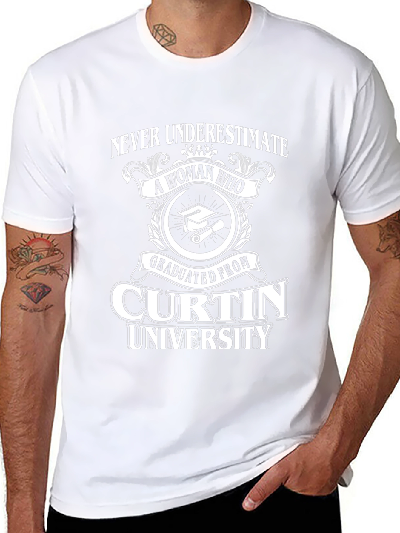 Curtin University Graduate T-Shirt - Never Underestimate
