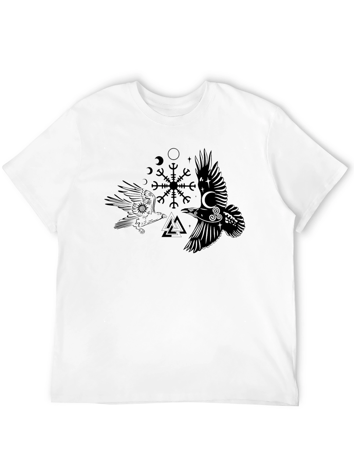 Viking Ravens T-Shirt - Norse Mythology Tee