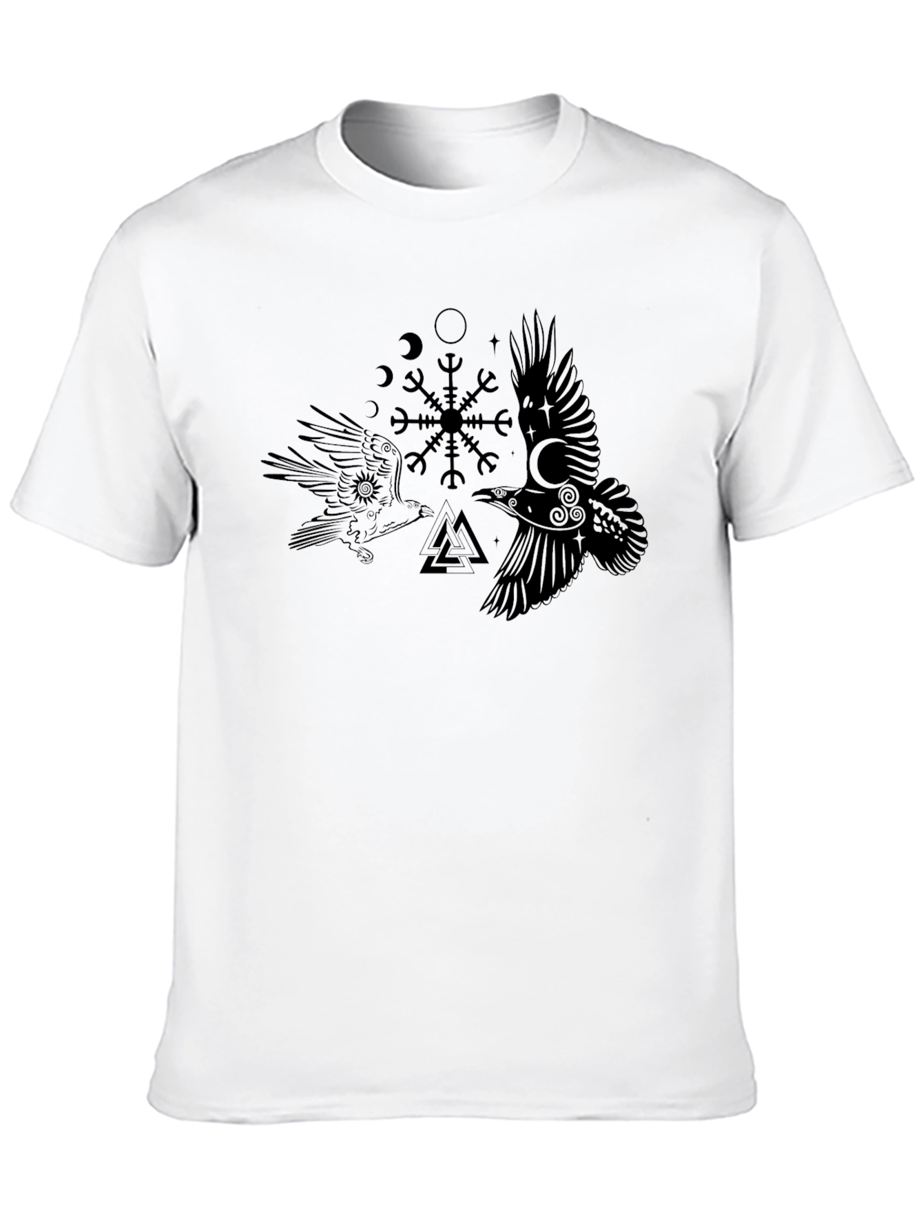 Viking Ravens T-Shirt - Norse Mythology Tee