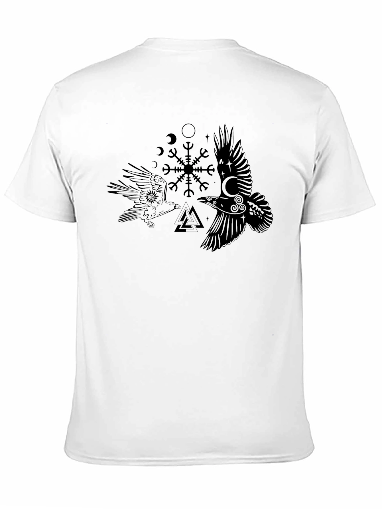Viking Ravens T-Shirt - Norse Mythology Tee