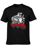 Enemy Mind Graphic Print Black T-Shirt