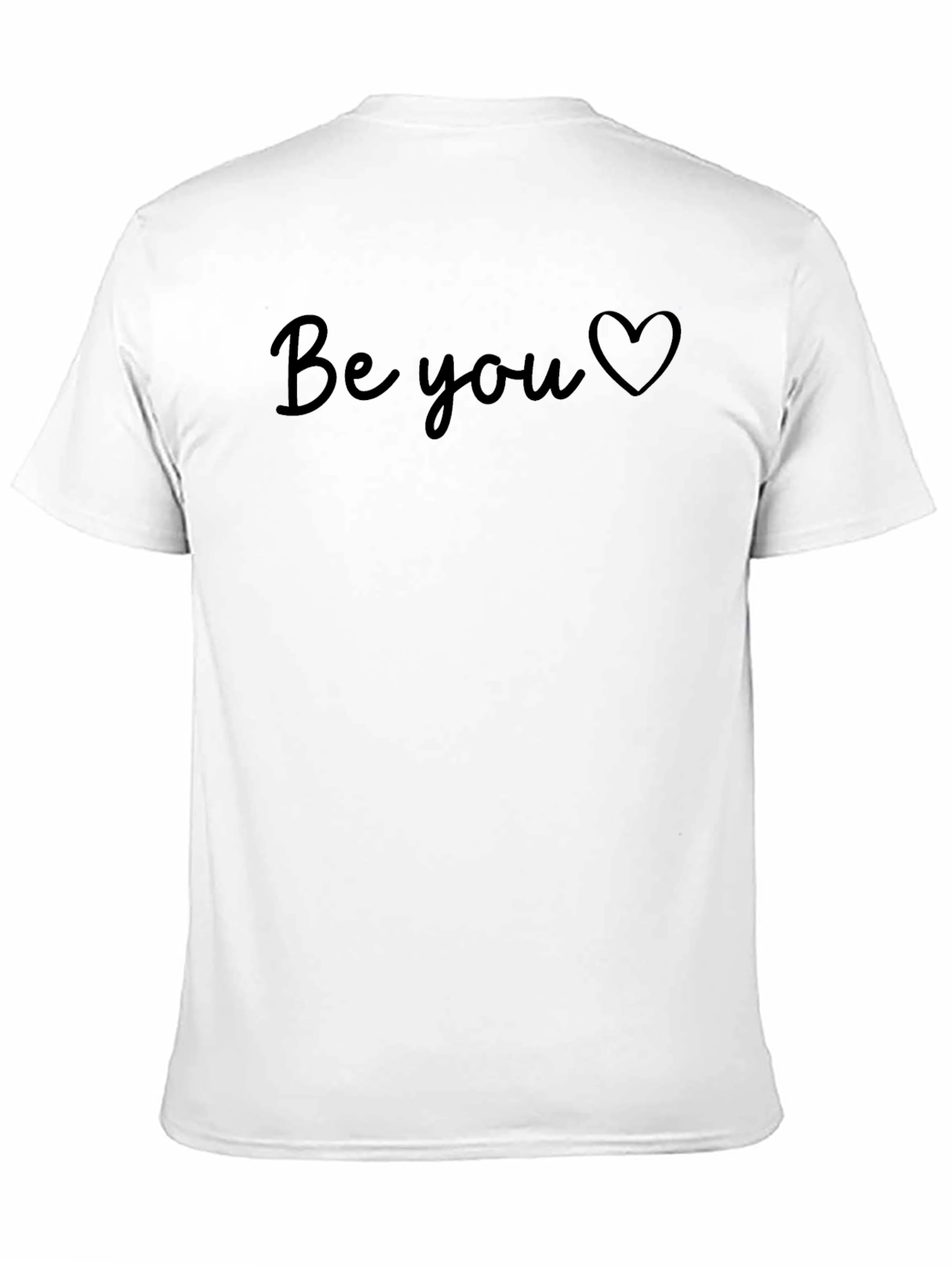 Be You Graphic Black T-Shirt