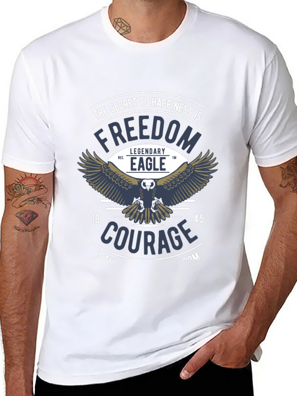 Freedom Eagle Graphic T-Shirt